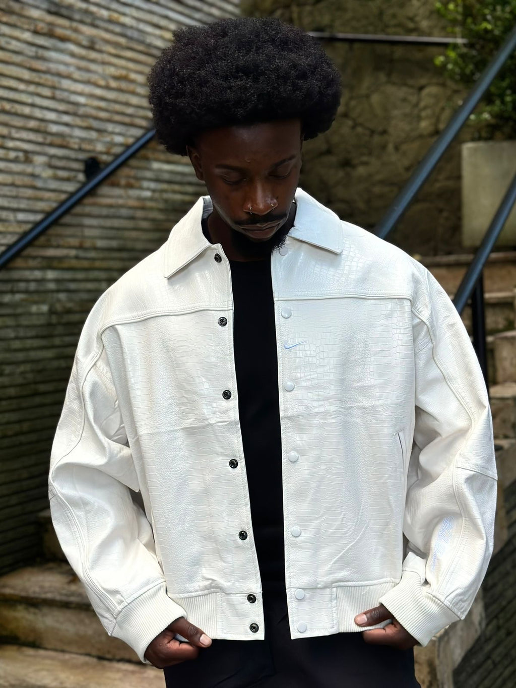 Chaqueta Nike poli piel