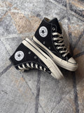 Converse  Chuck Taylor 70's high “negro blanco “
