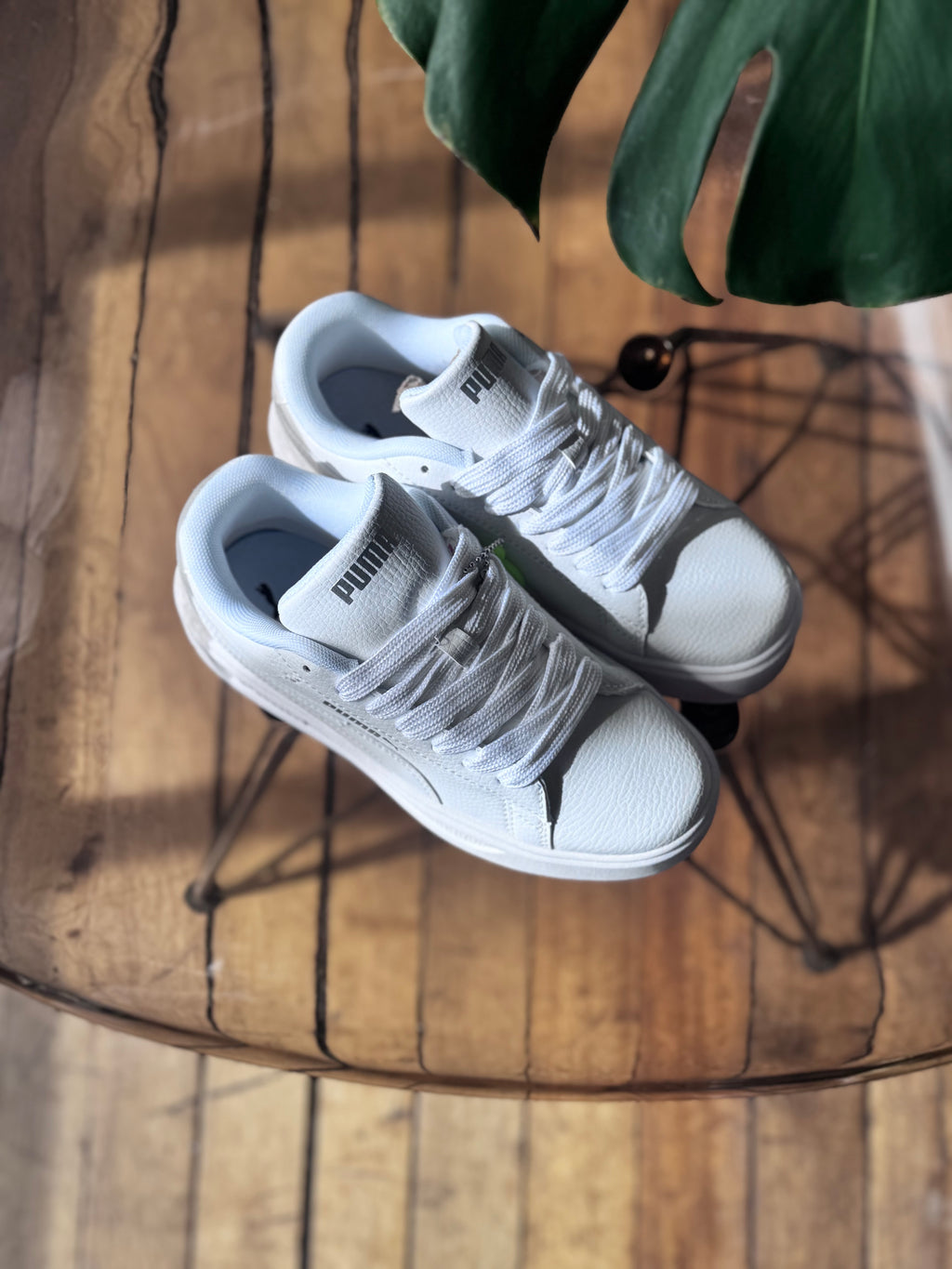 Puma plataforma blanca