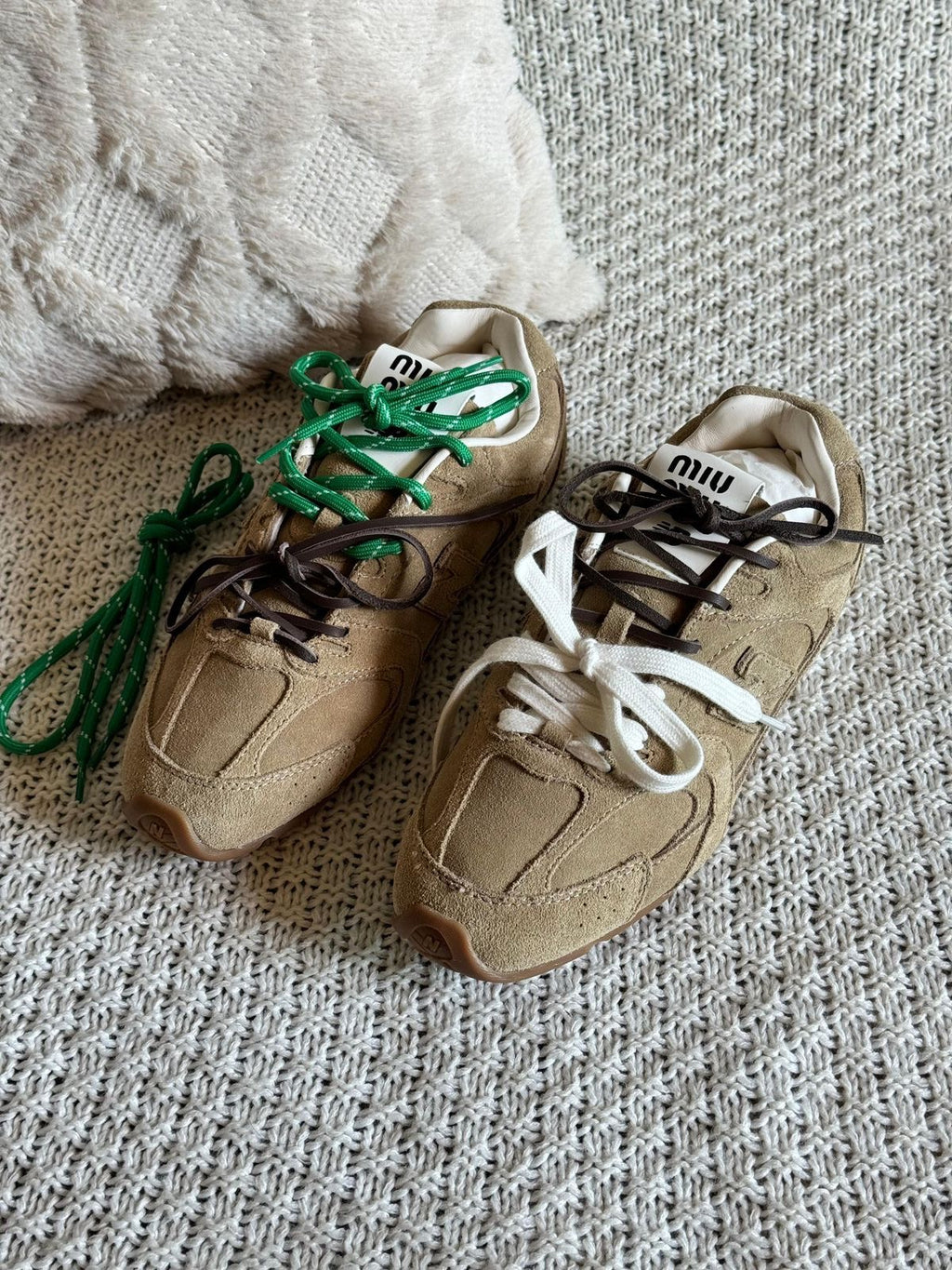 New Balance 530 x miu miu café verde