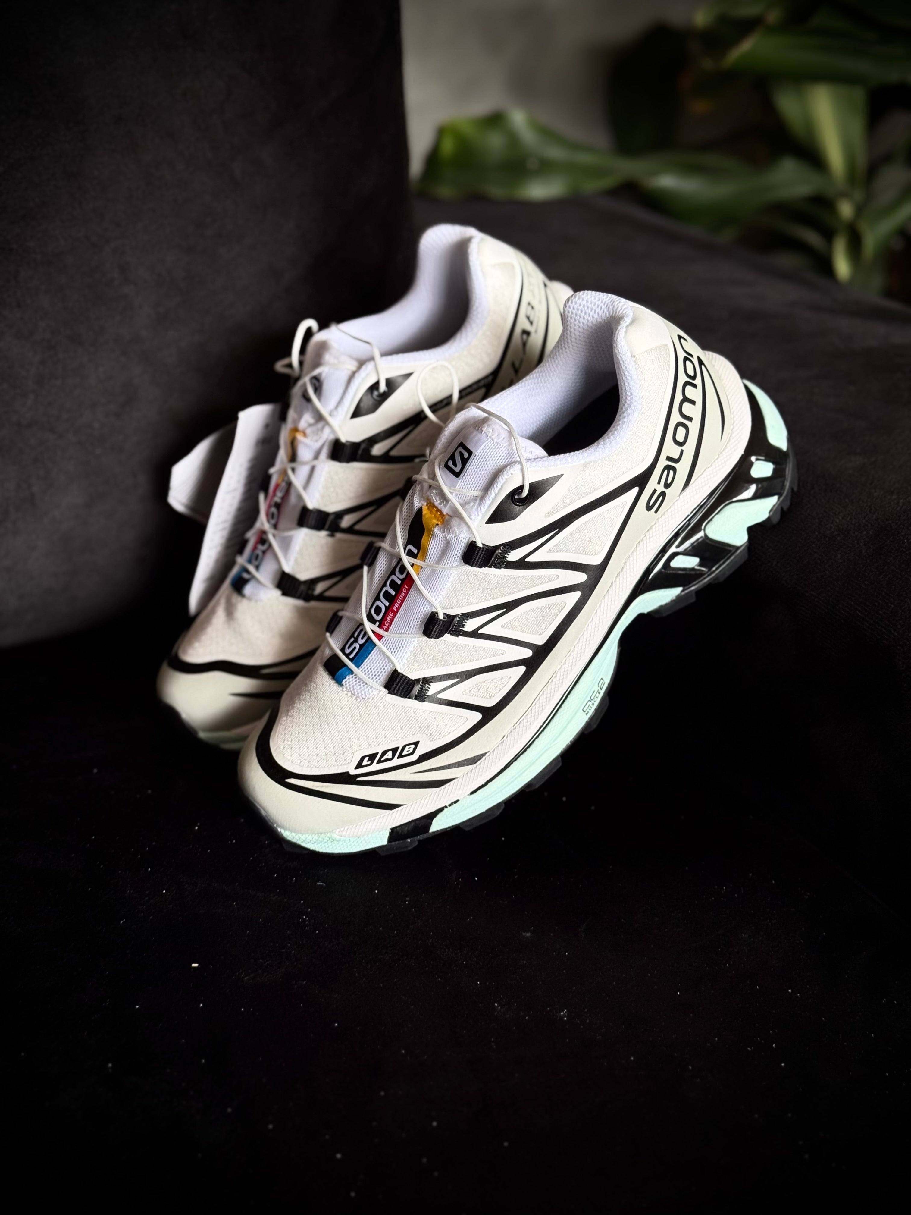 Salomón xt6 “blanco azul”