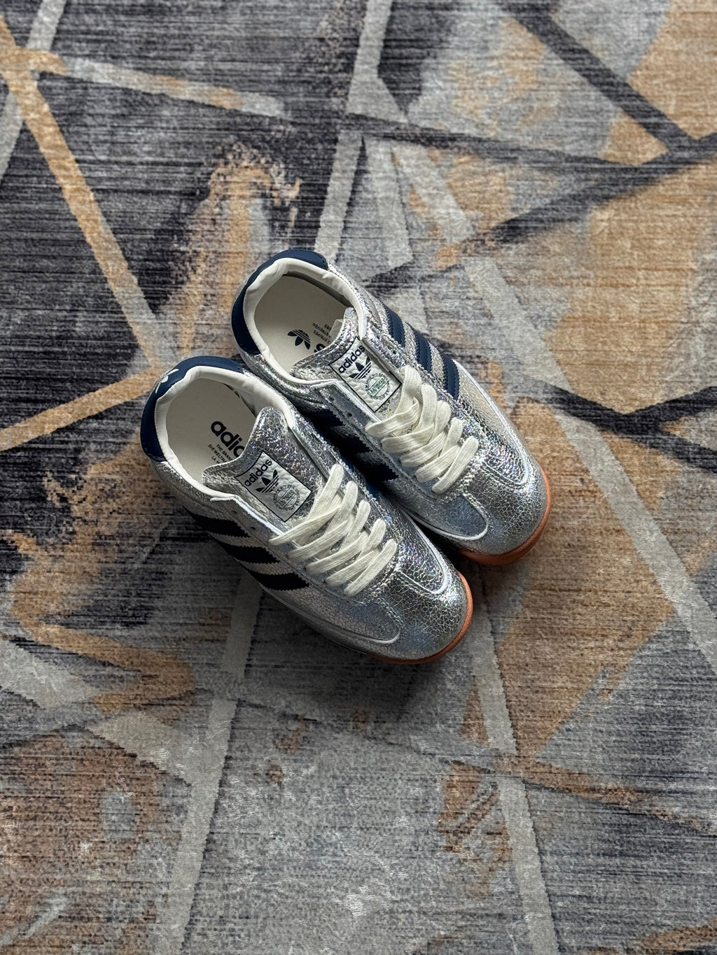 Adidas Sl 72 og “silver collegiate navy “