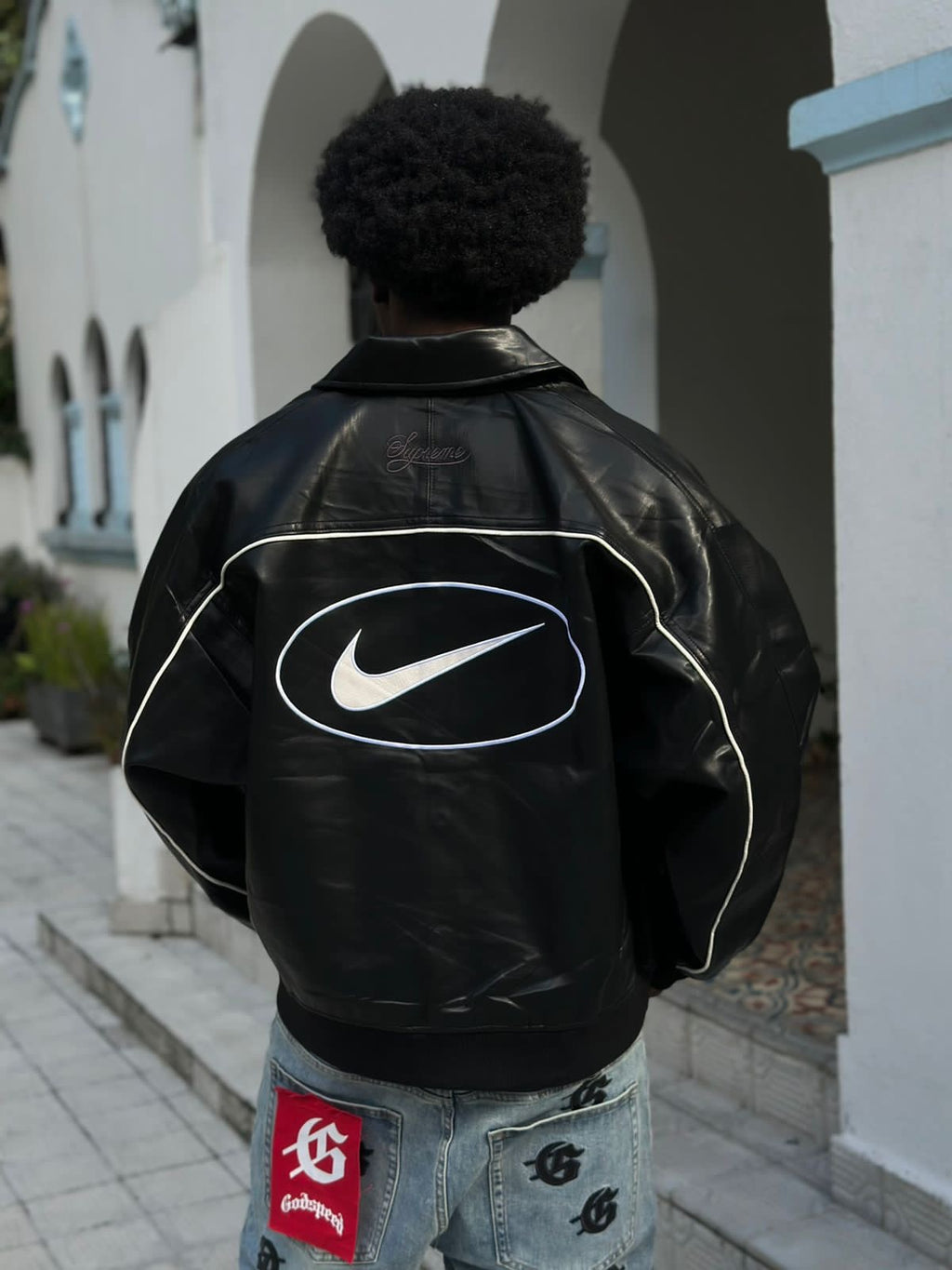 Chaqueta Nike poli piel