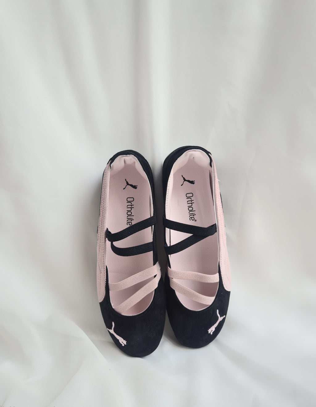 Puma speedcat “ flats “black mauve