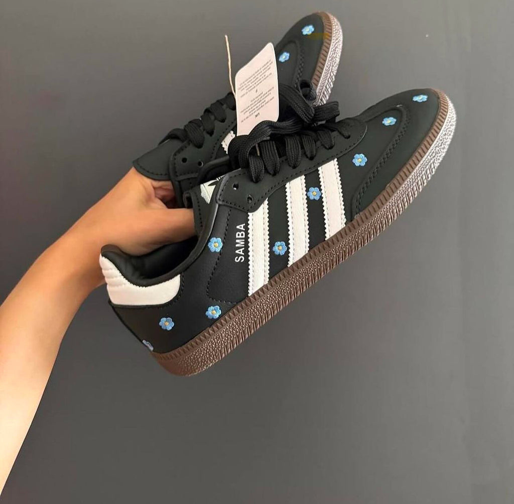 adidas Samba OG black Floral