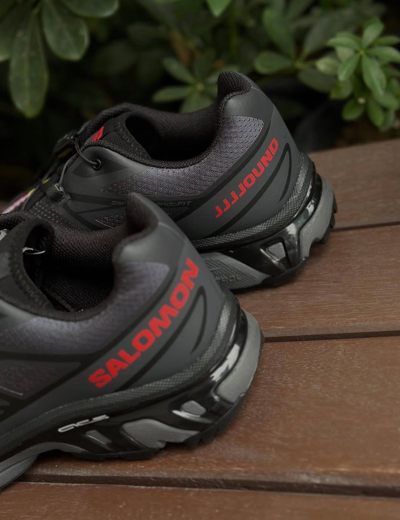 Salomon XT-6 JJJJound - Black Fiery Red