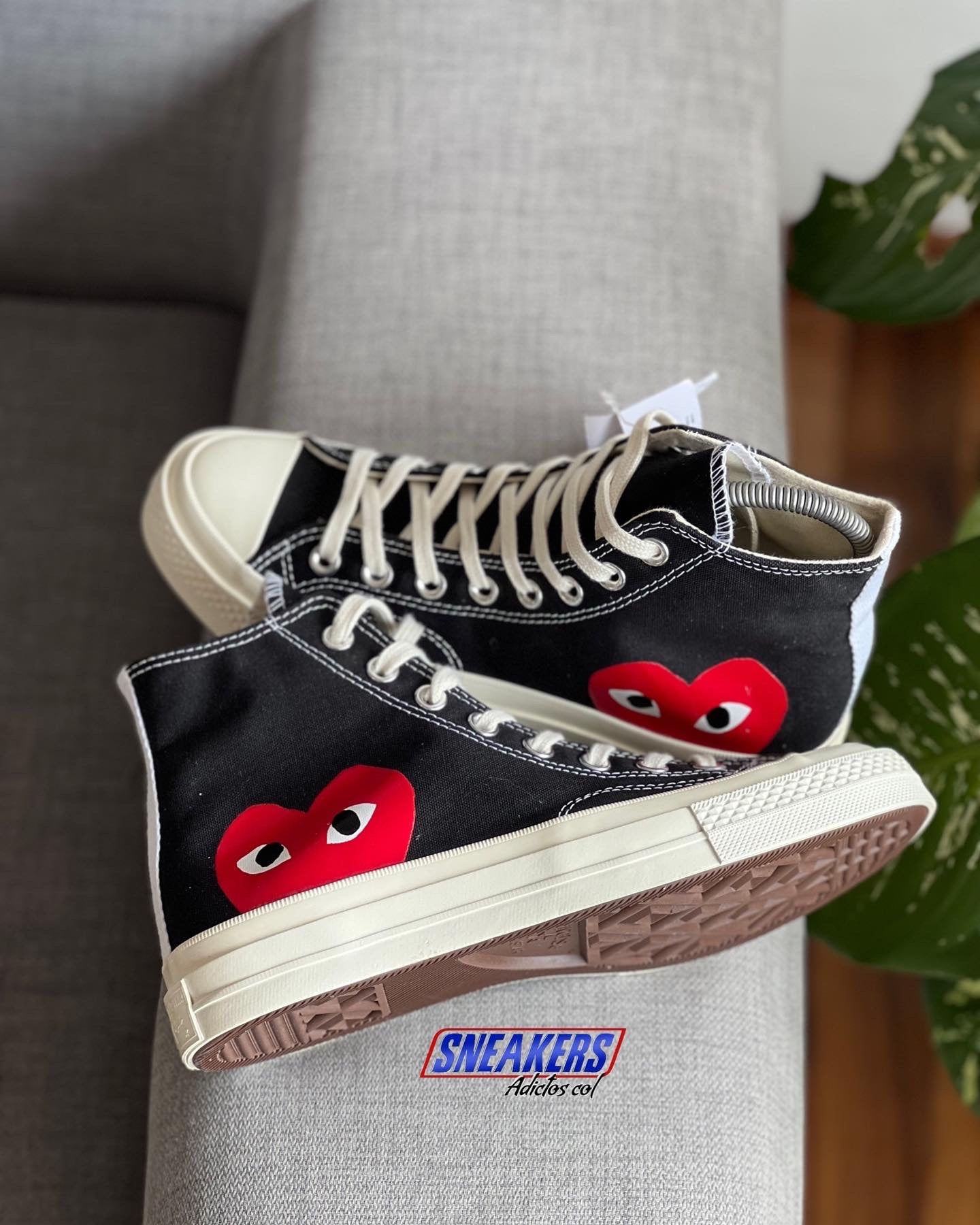 Chuck 70 "black" de Comme Des Garçons Play x Converse