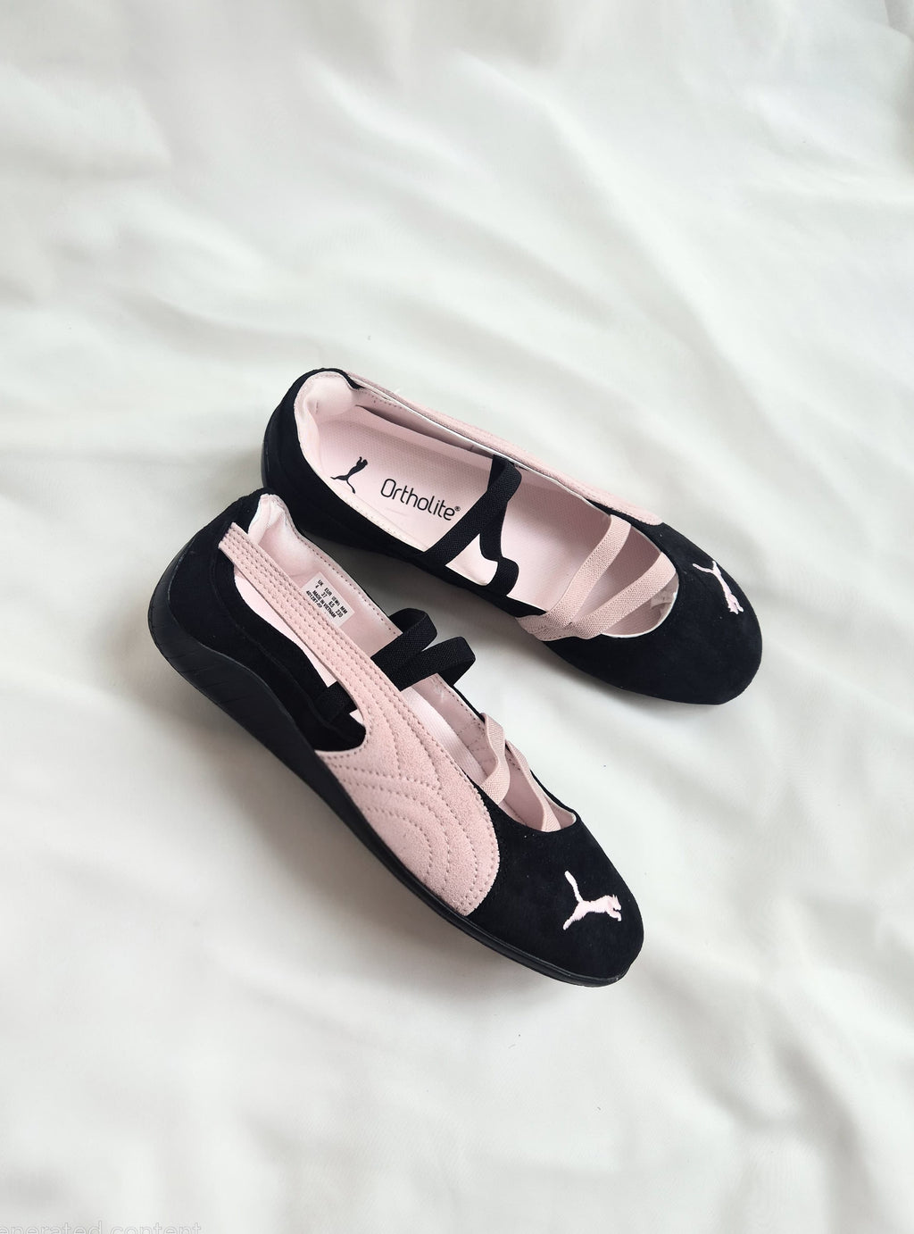 Puma speedcat “ flats “black mauve