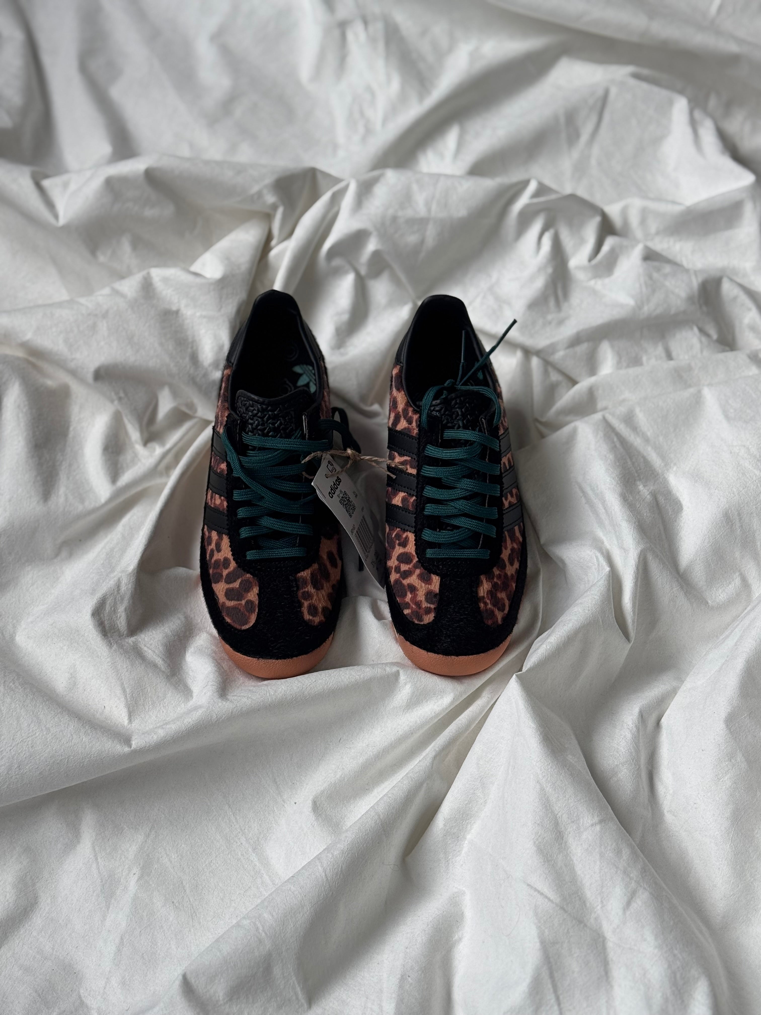 Adidas Sl 72 og "Leopard Print Collegiate Green"