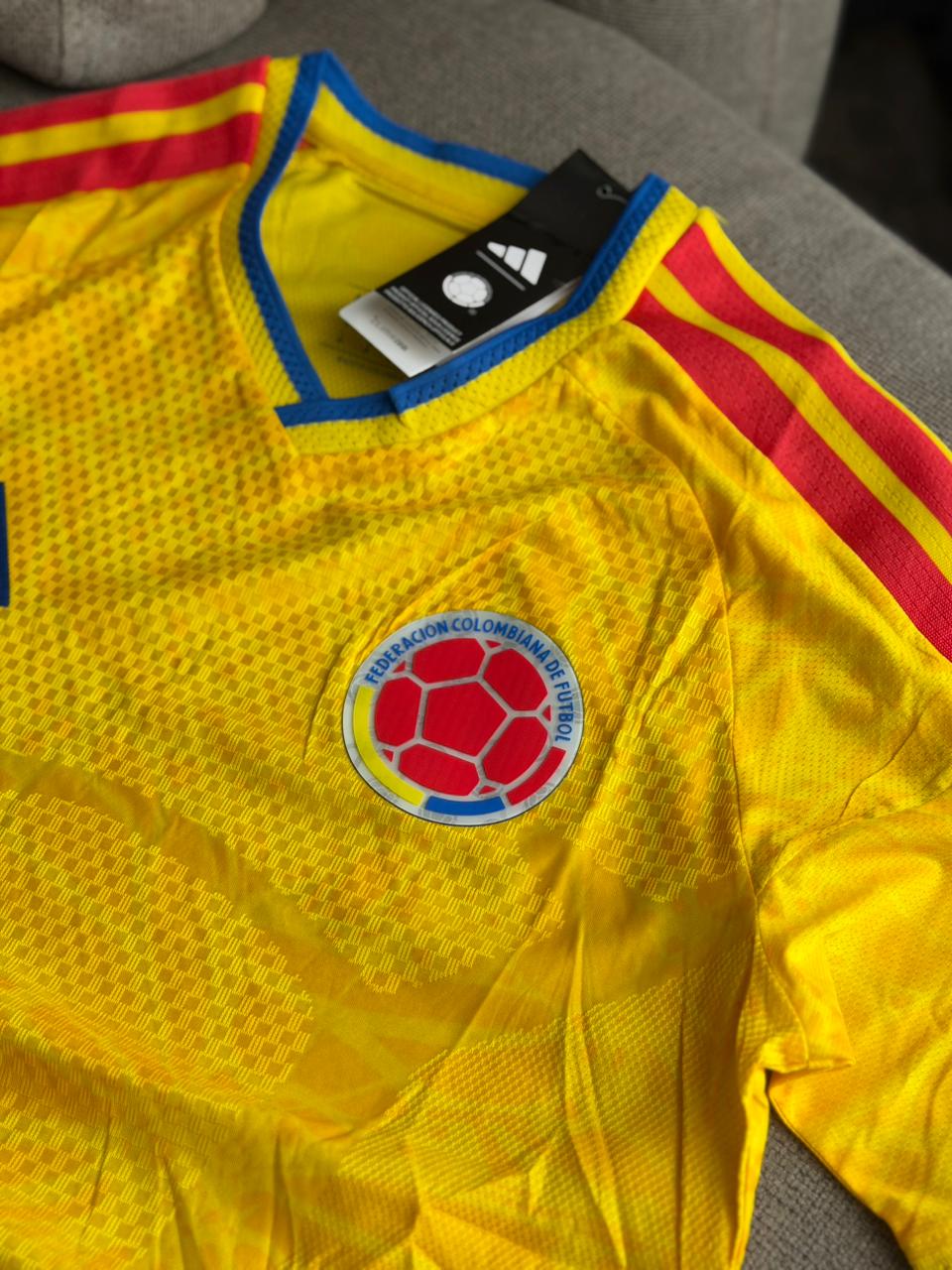 Camiseta local selección Colombia versión jugador