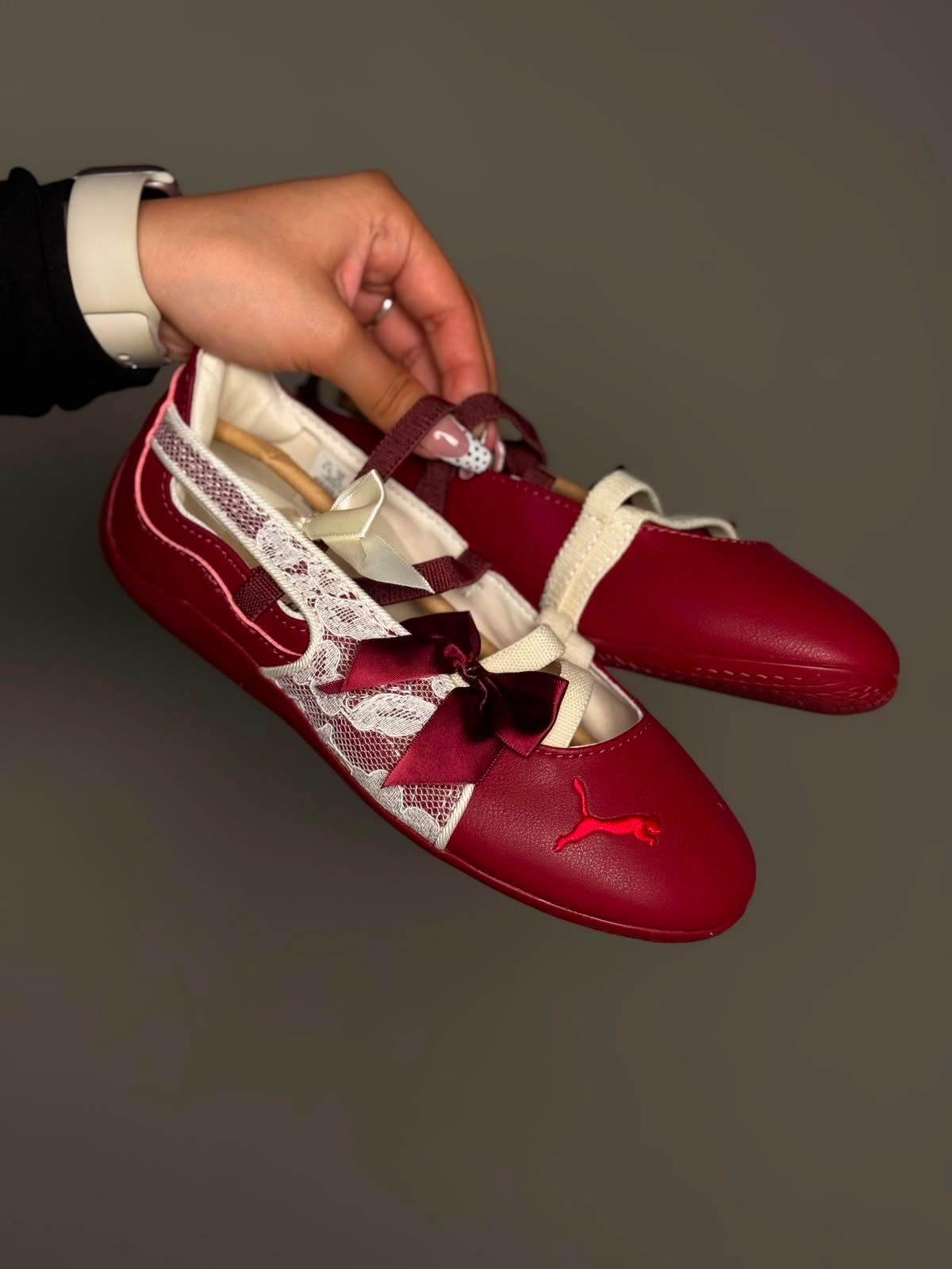 Puma SpeedCat ballet “encaje burgundy “