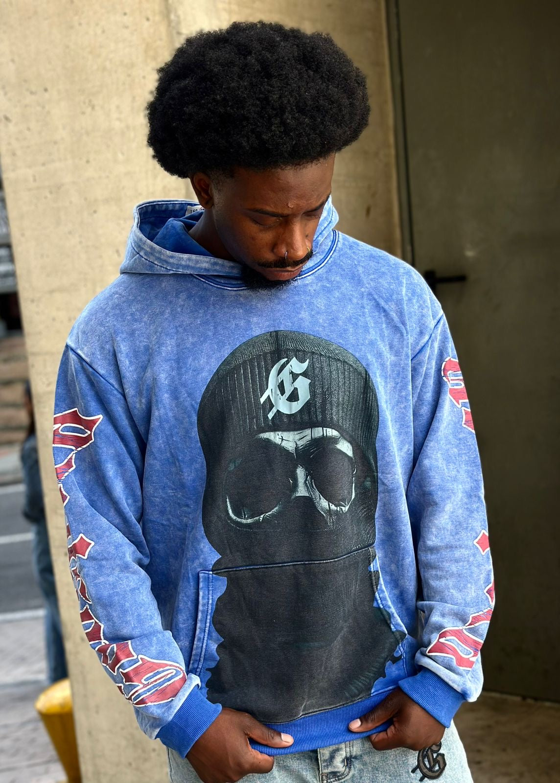 Hoodie Godspeed “azul”