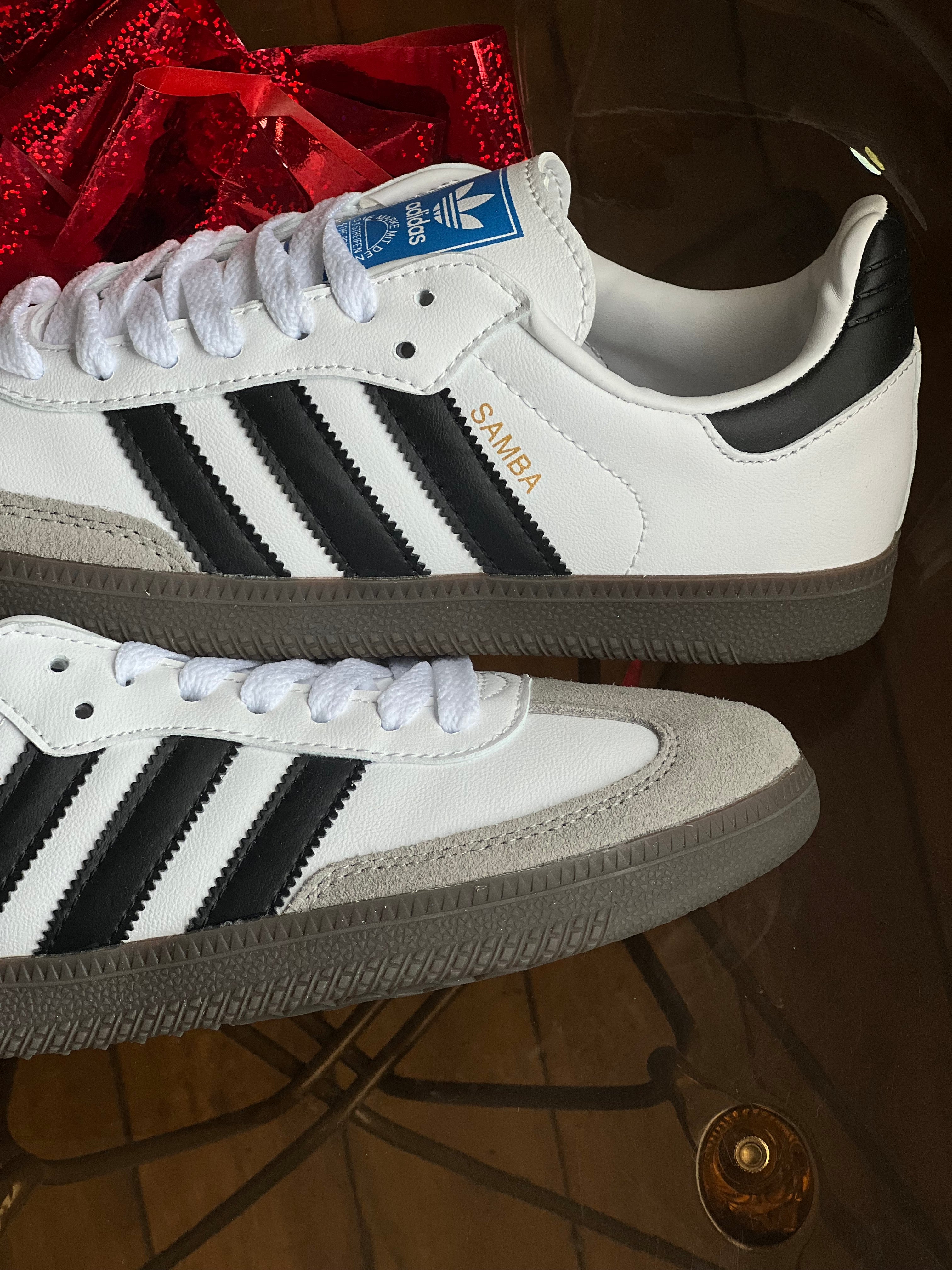 Adidas samba clásica “blanco negro”