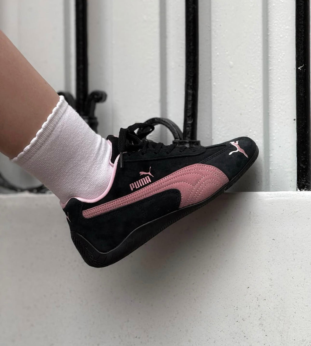 Puma speedcat “negra -rosado”