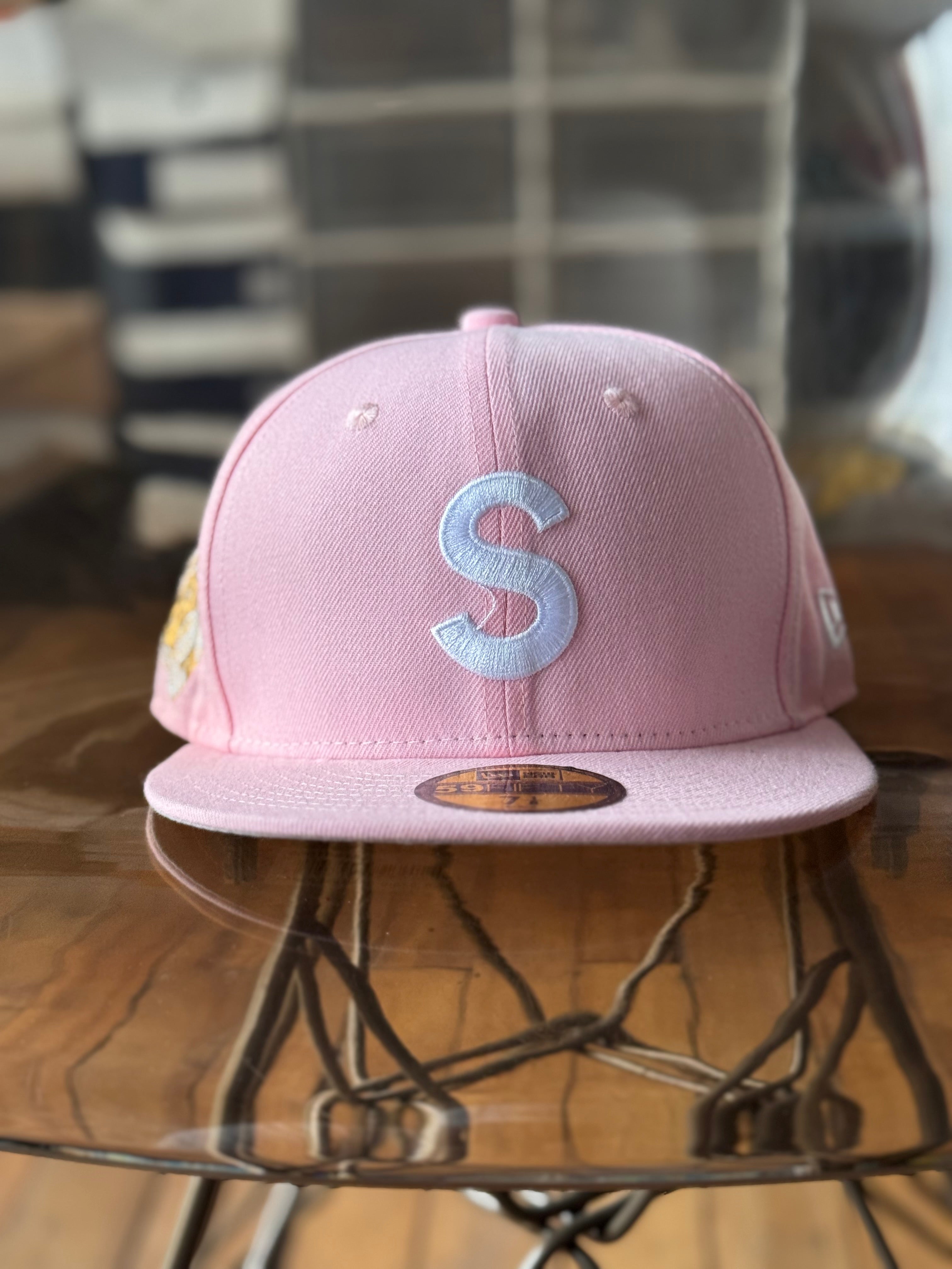 Gorra supreme rosa