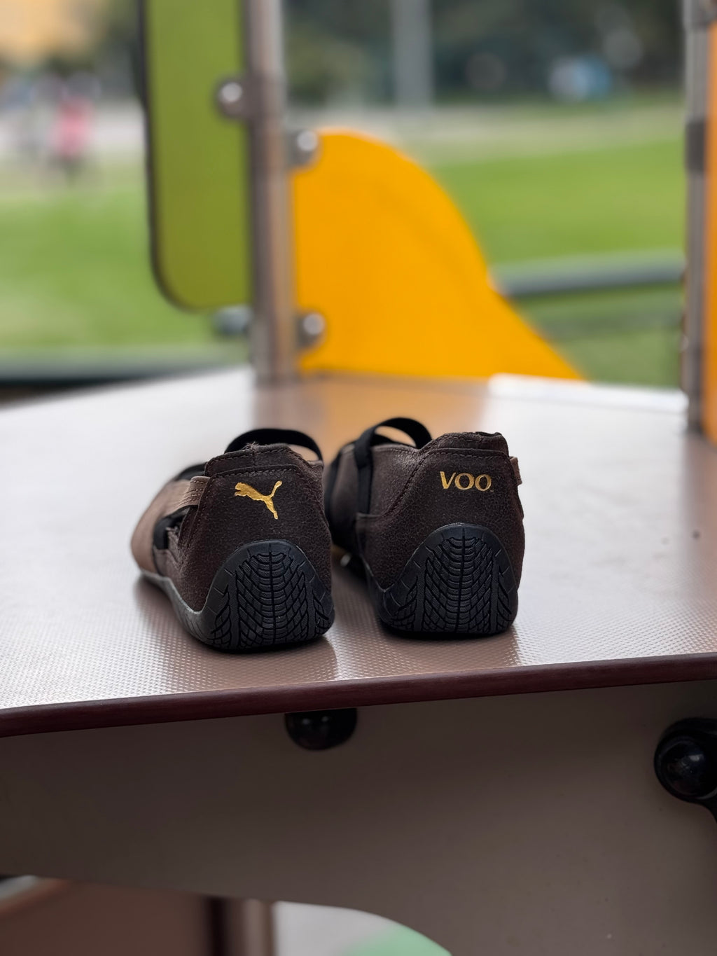 Puma flats speedcat ballet “voo Dark chocolate “