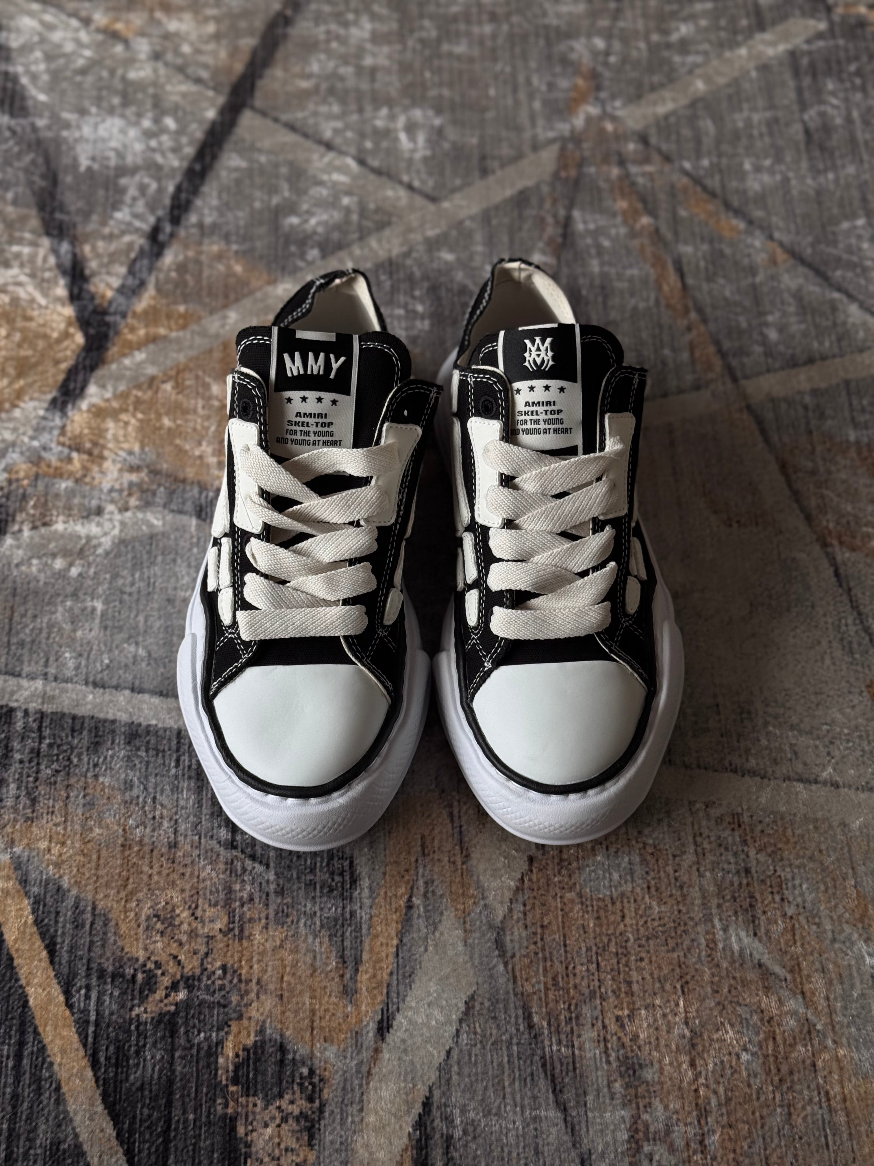 AMIRI x Maison Mihara “skeleton black -white”