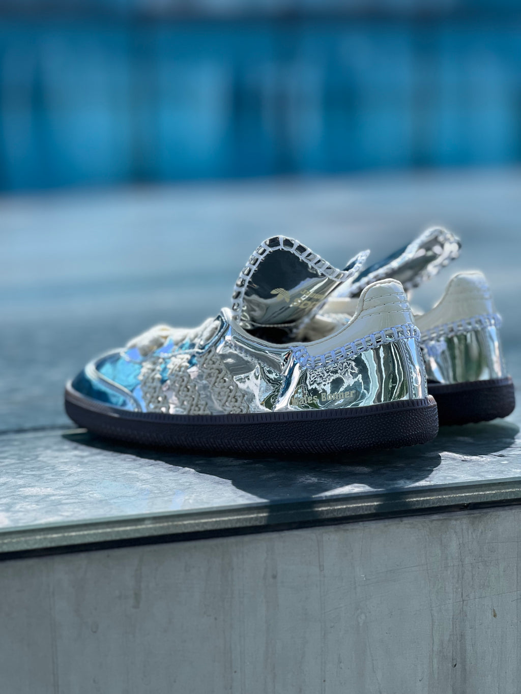 Adidas wales bonner dama metalic silver