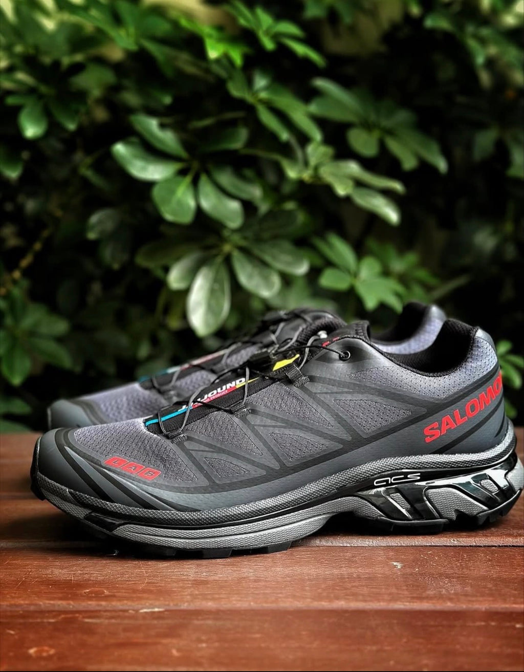 Salomon XT-6 JJJJound - Black Fiery Red