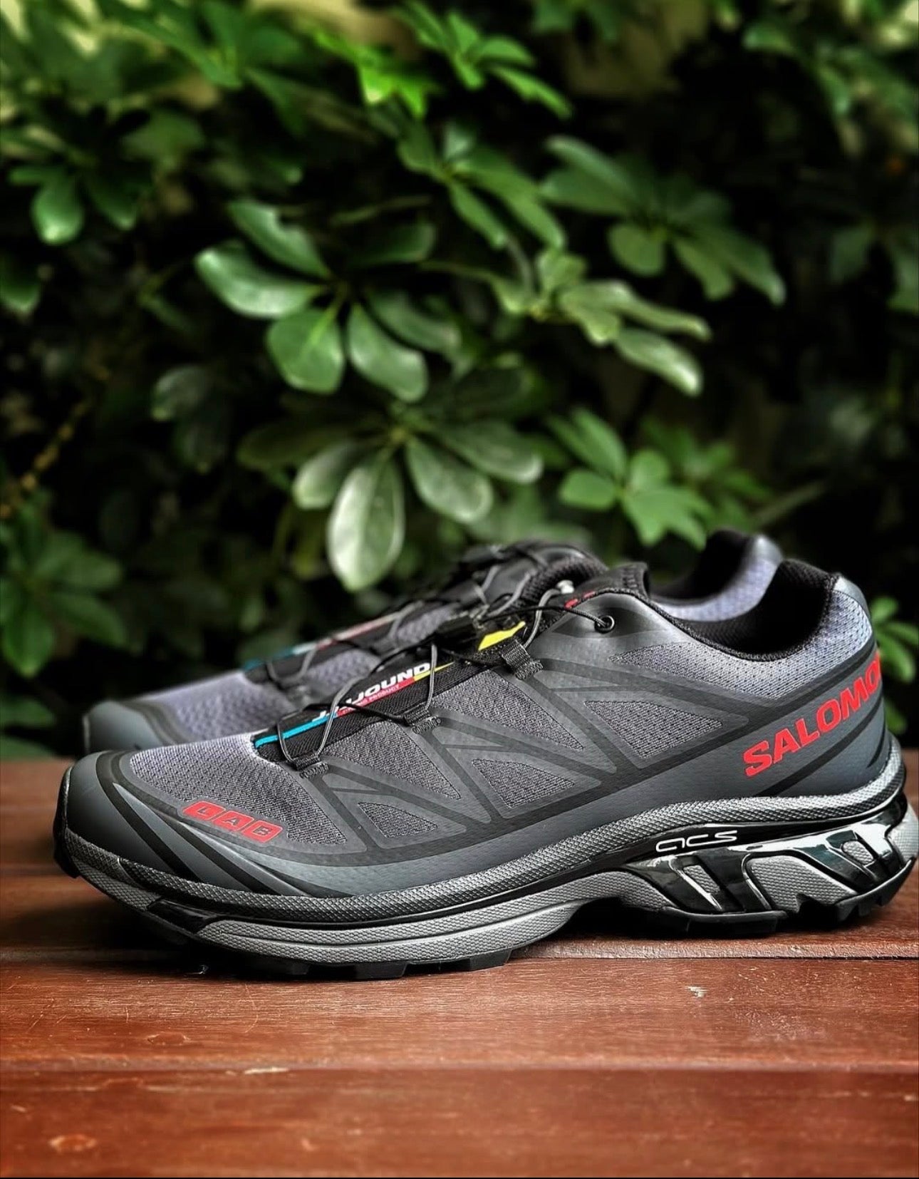 Salomon XT-6 JJJJound - Black Fiery Red