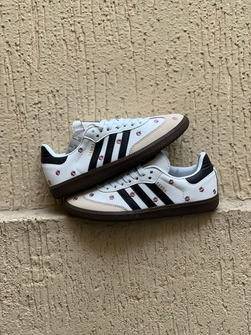 adidas Samba OG white Floral