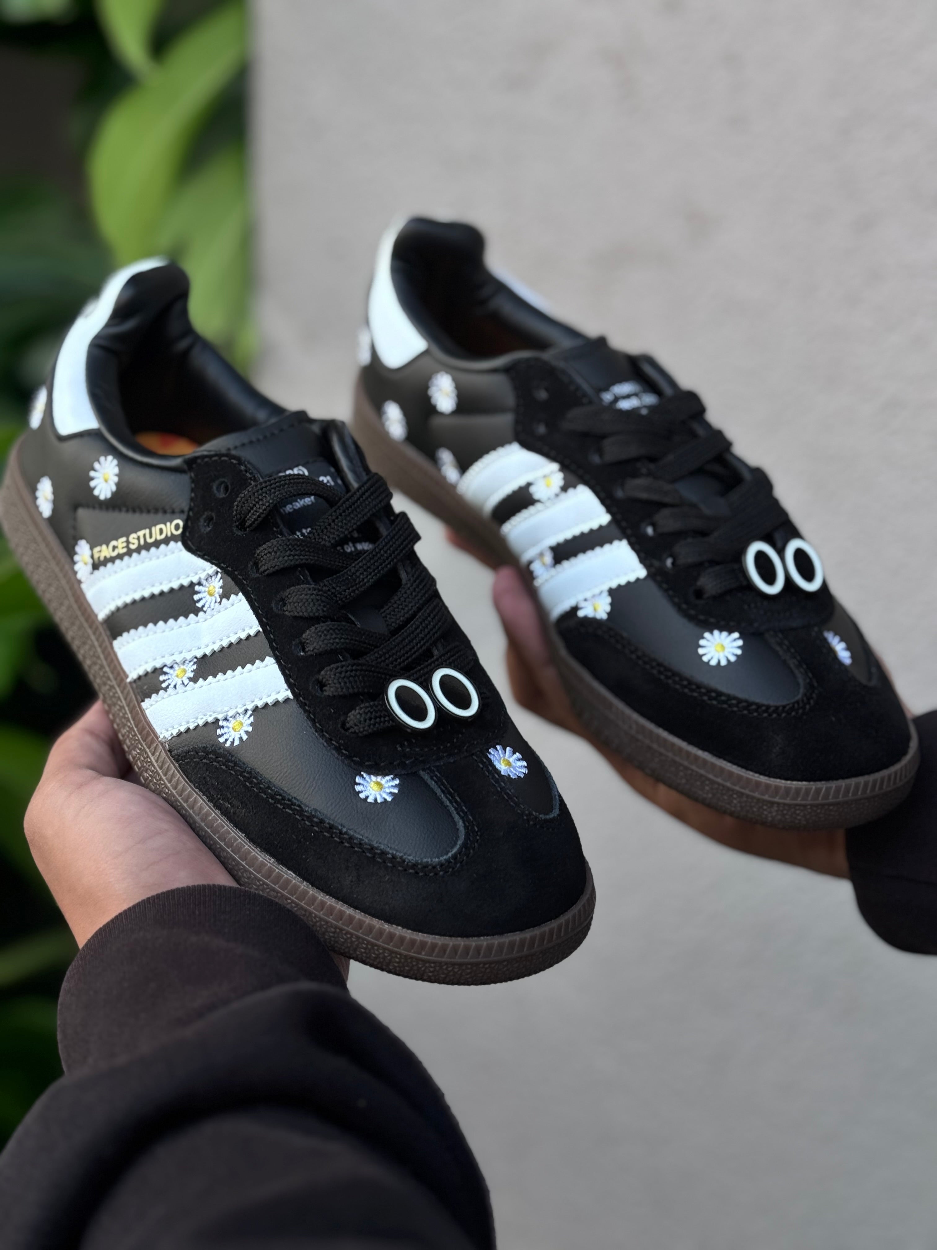 adidas Samba OG black Floral