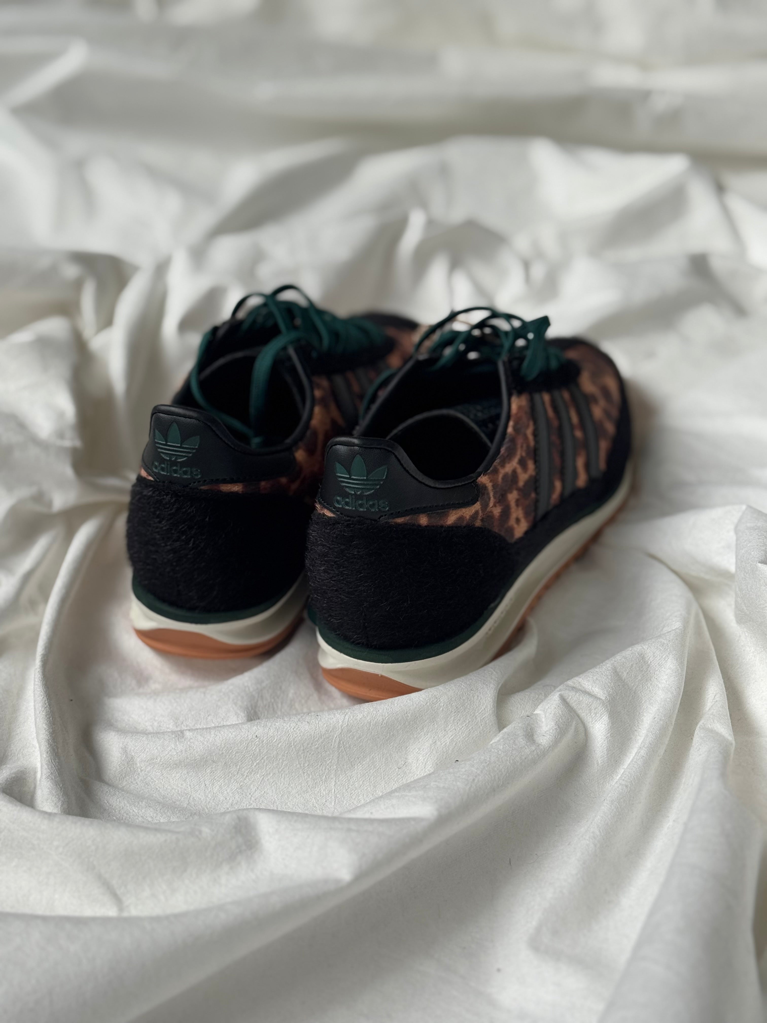 Adidas Sl 72 og "Leopard Print Collegiate Green"