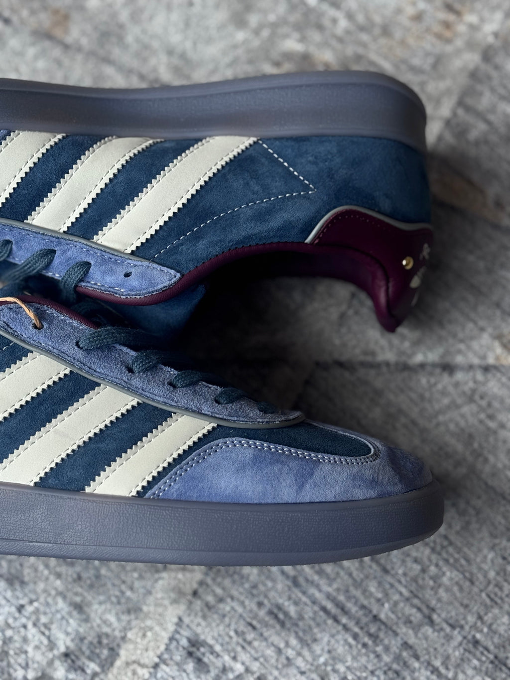 Adidas Gazelle indoor “navy burgundy “
