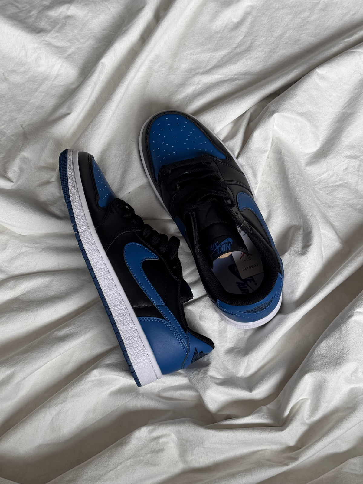 Nike Air Jordan 1 low “Black/ Varsity Royal-Sail”