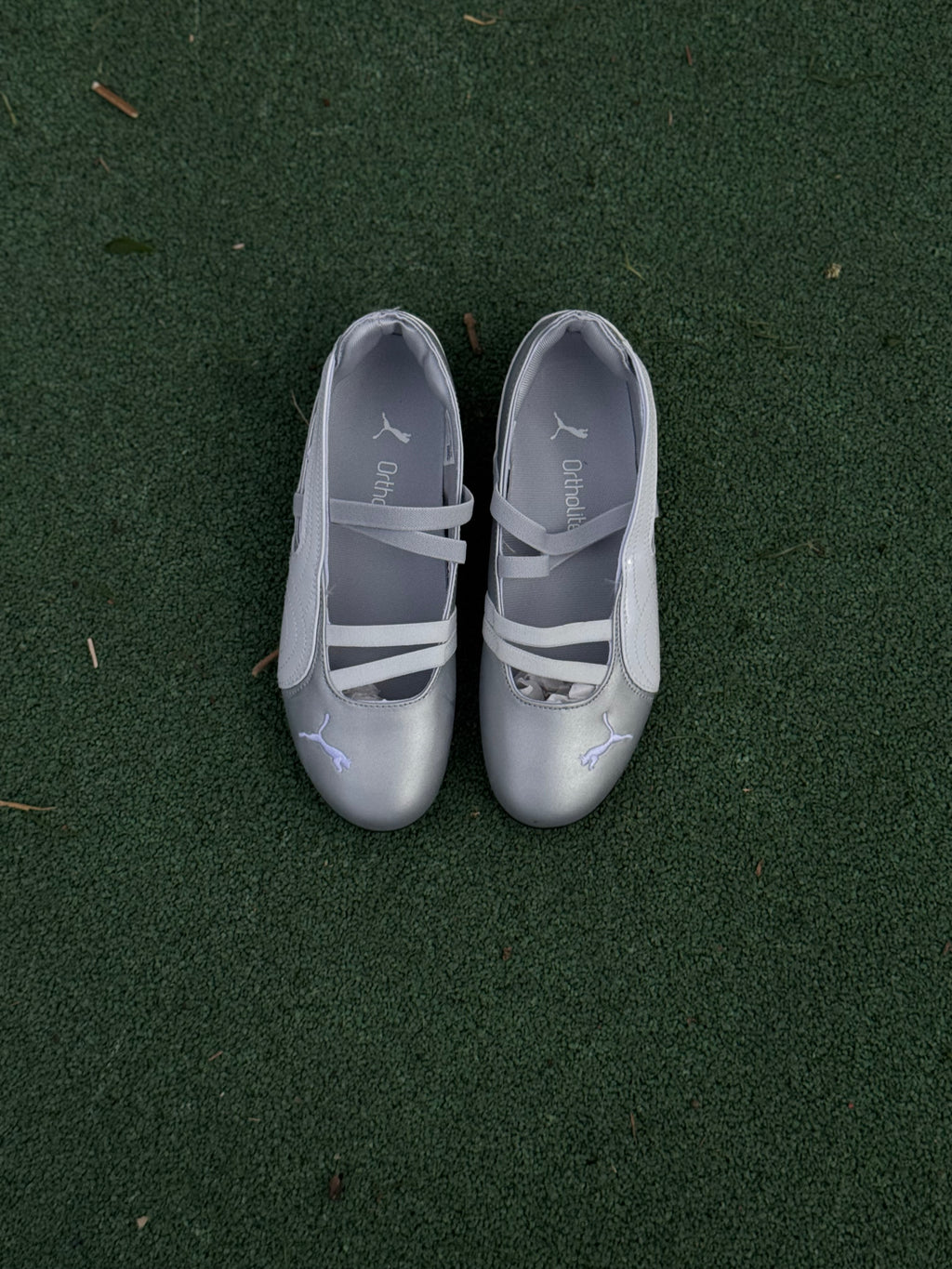 Puma speedcat “flats ballet” silver