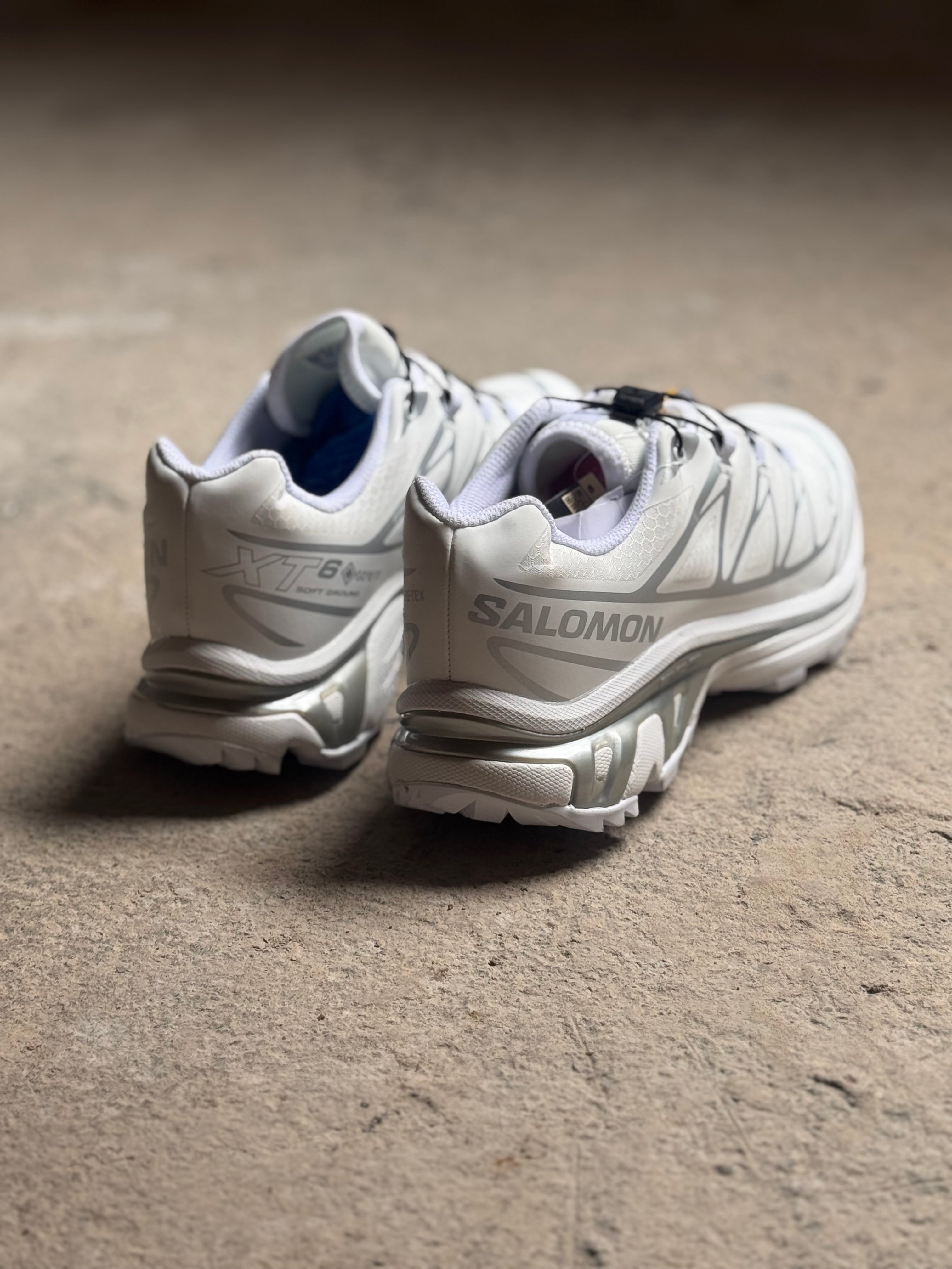 Salomón xt6 goretex “white-silver”