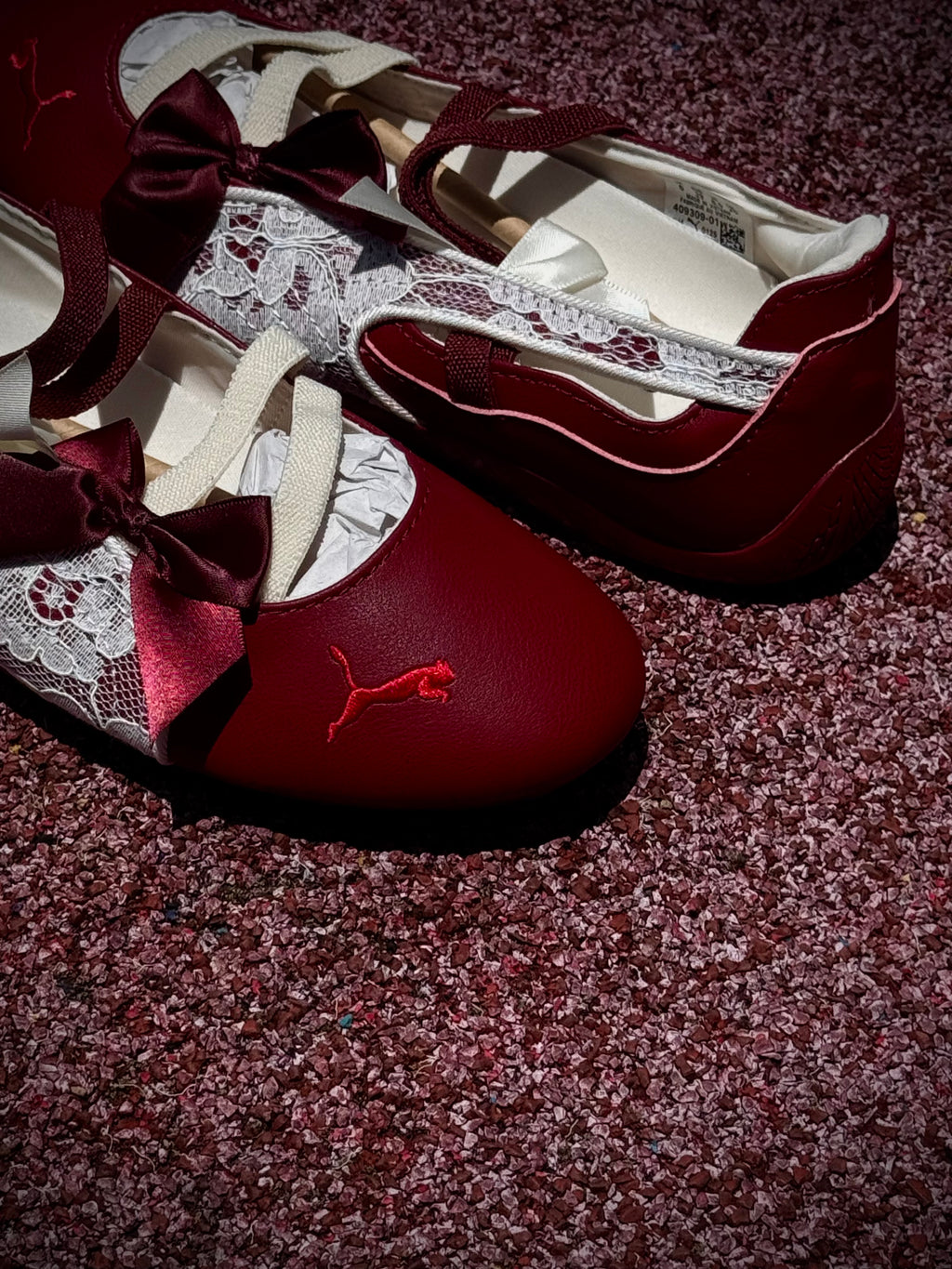 Puma SpeedCat ballet “encaje burgundy “
