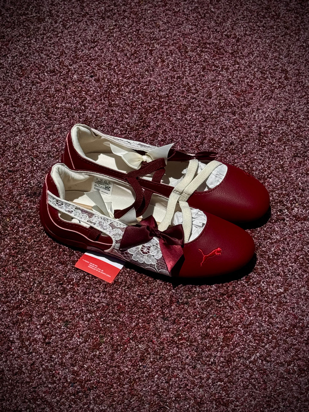 Puma SpeedCat ballet “encaje burgundy “