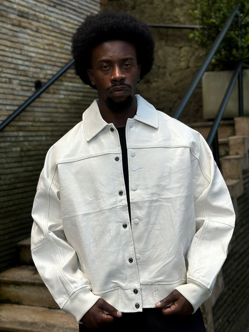 Chaqueta Nike poli piel