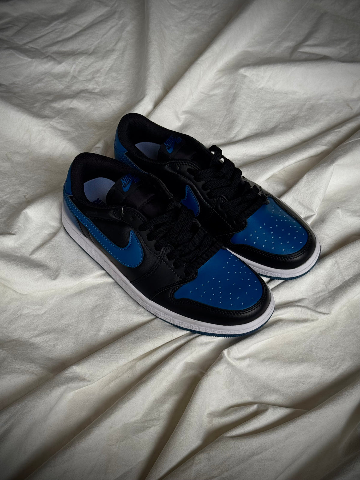 Nike Air Jordan 1 low “Black/ Varsity Royal-Sail”