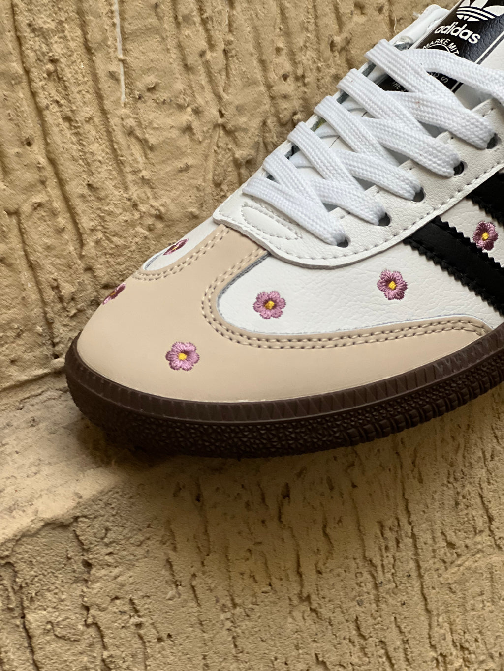 adidas Samba OG white Floral