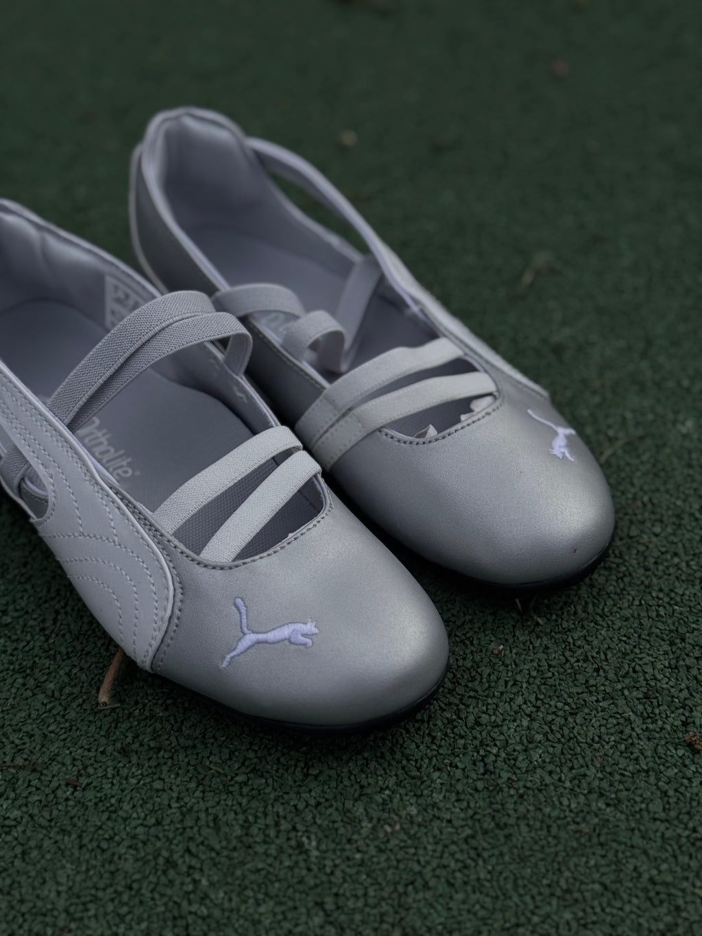 Puma speedcat “flats ballet” silver