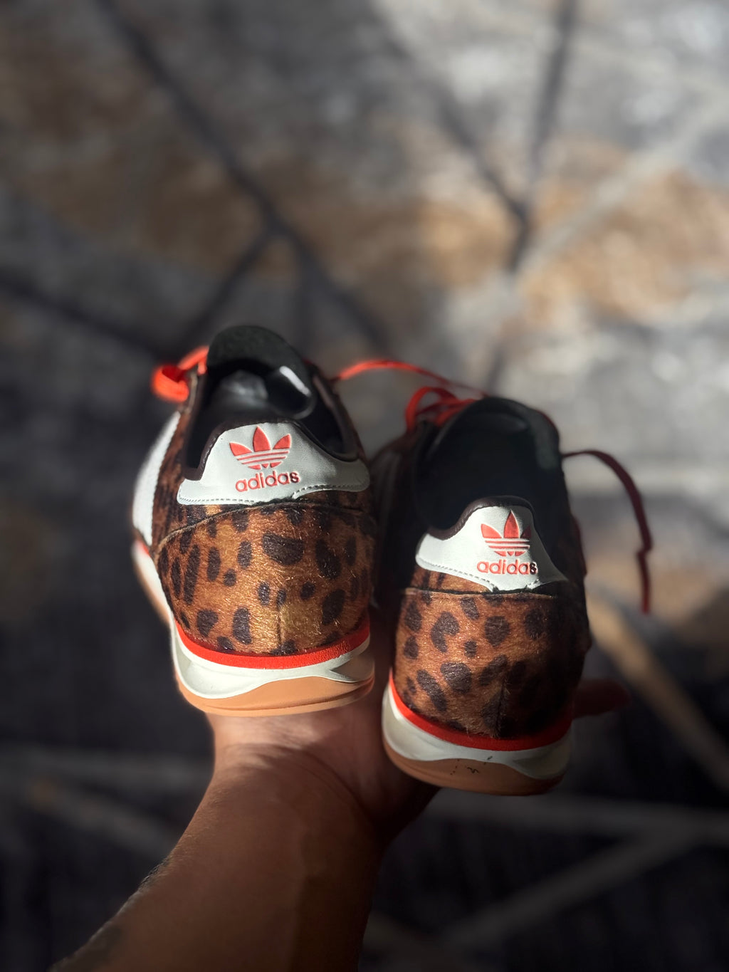 Adidas Sl 72 leopard print of “leopard print “