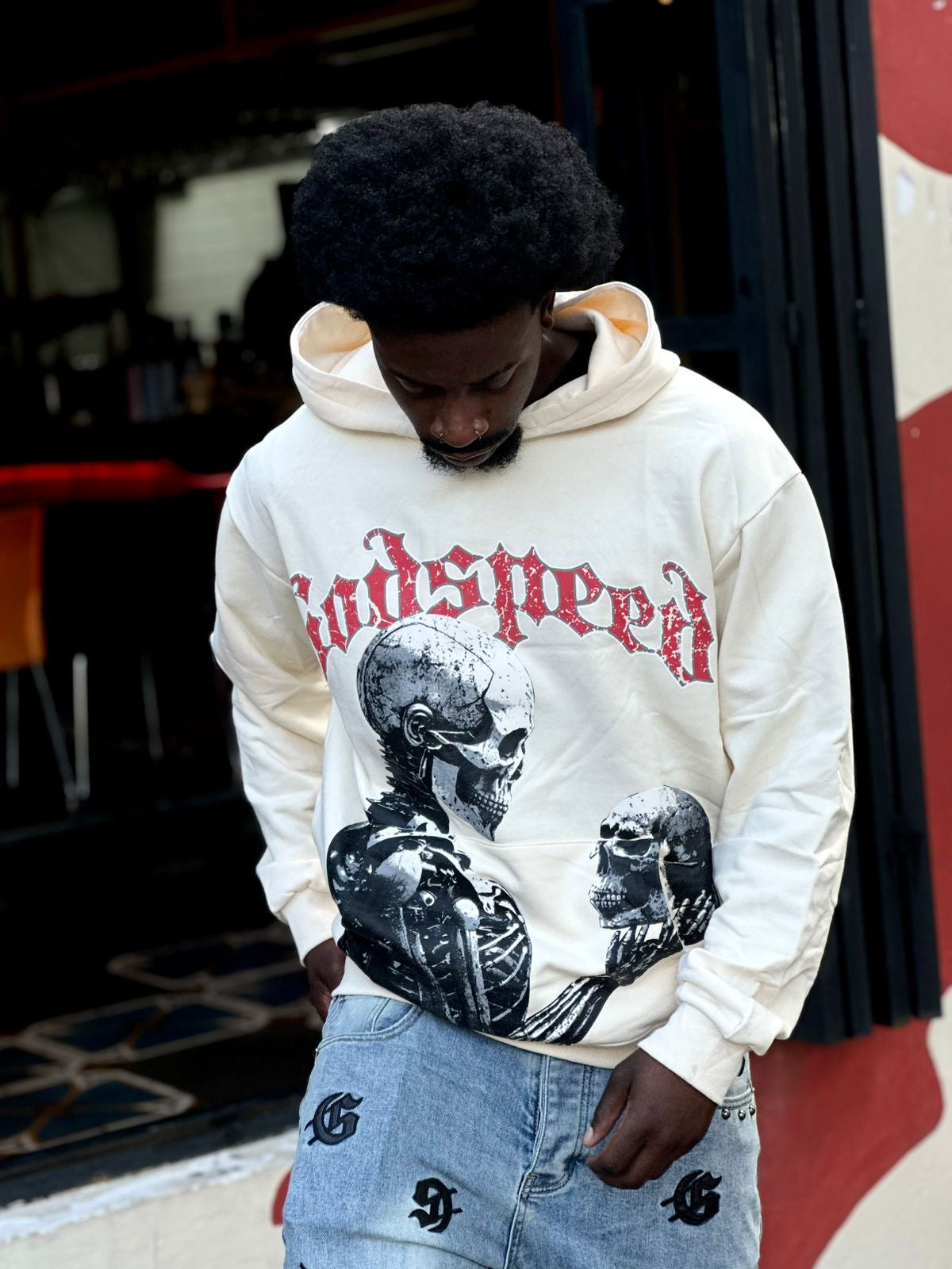 Hoodie Godspeed blanco