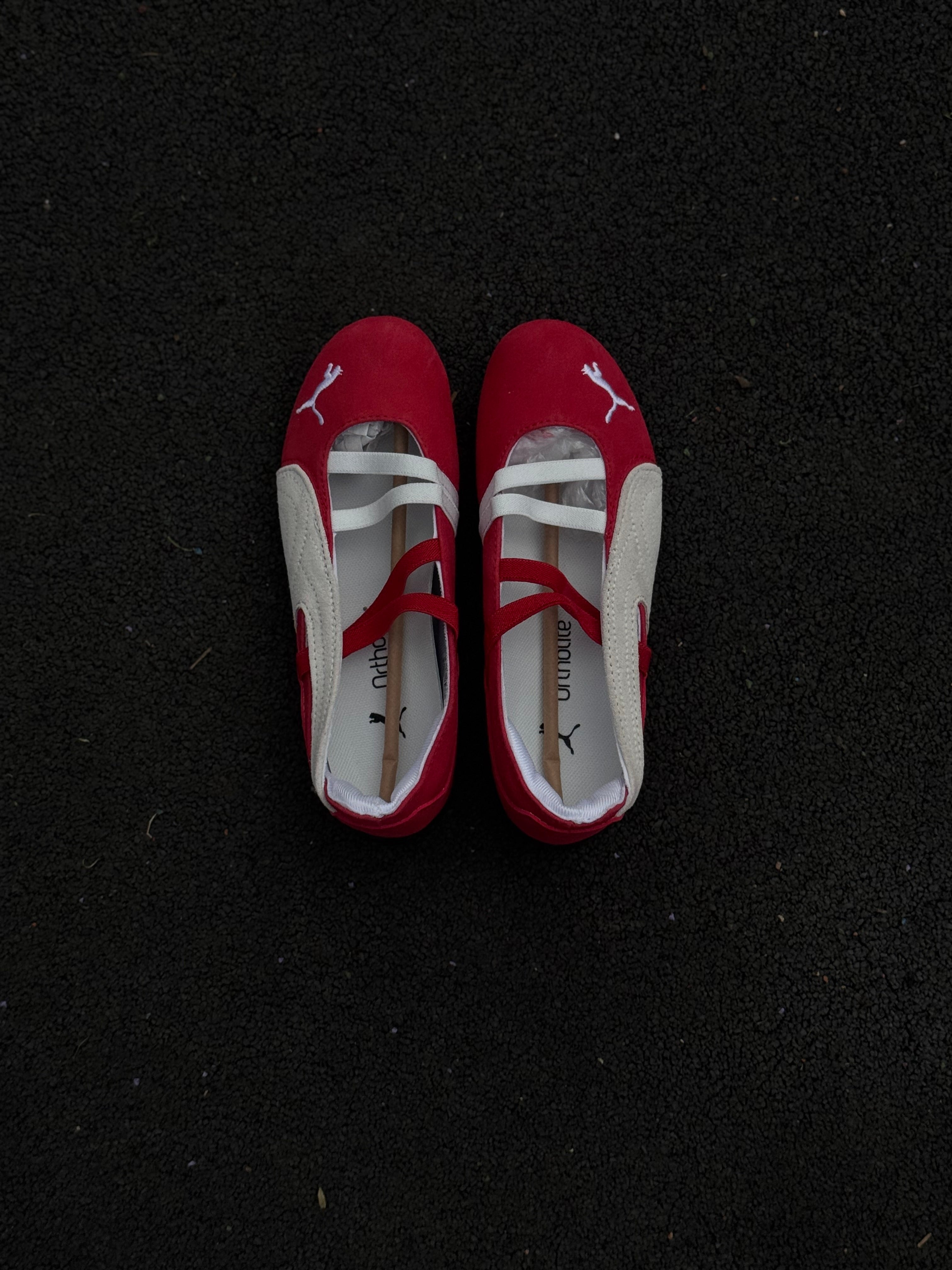 Puma flats speedcat ballet “rojo”