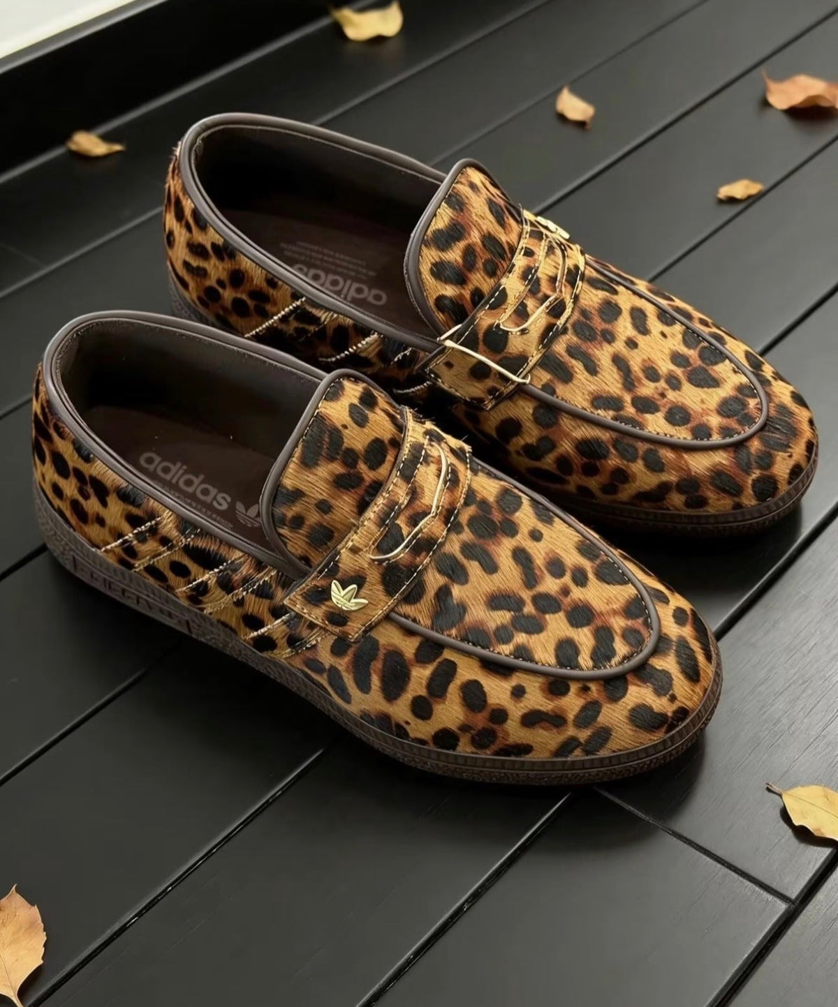 Adidas spezial leopard print
