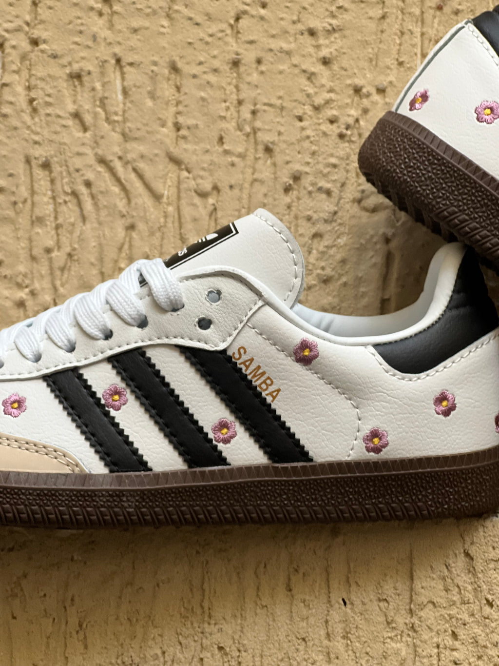 adidas Samba OG white Floral
