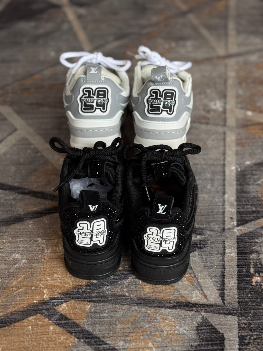 Louis Vuitton Skate black x swarovski