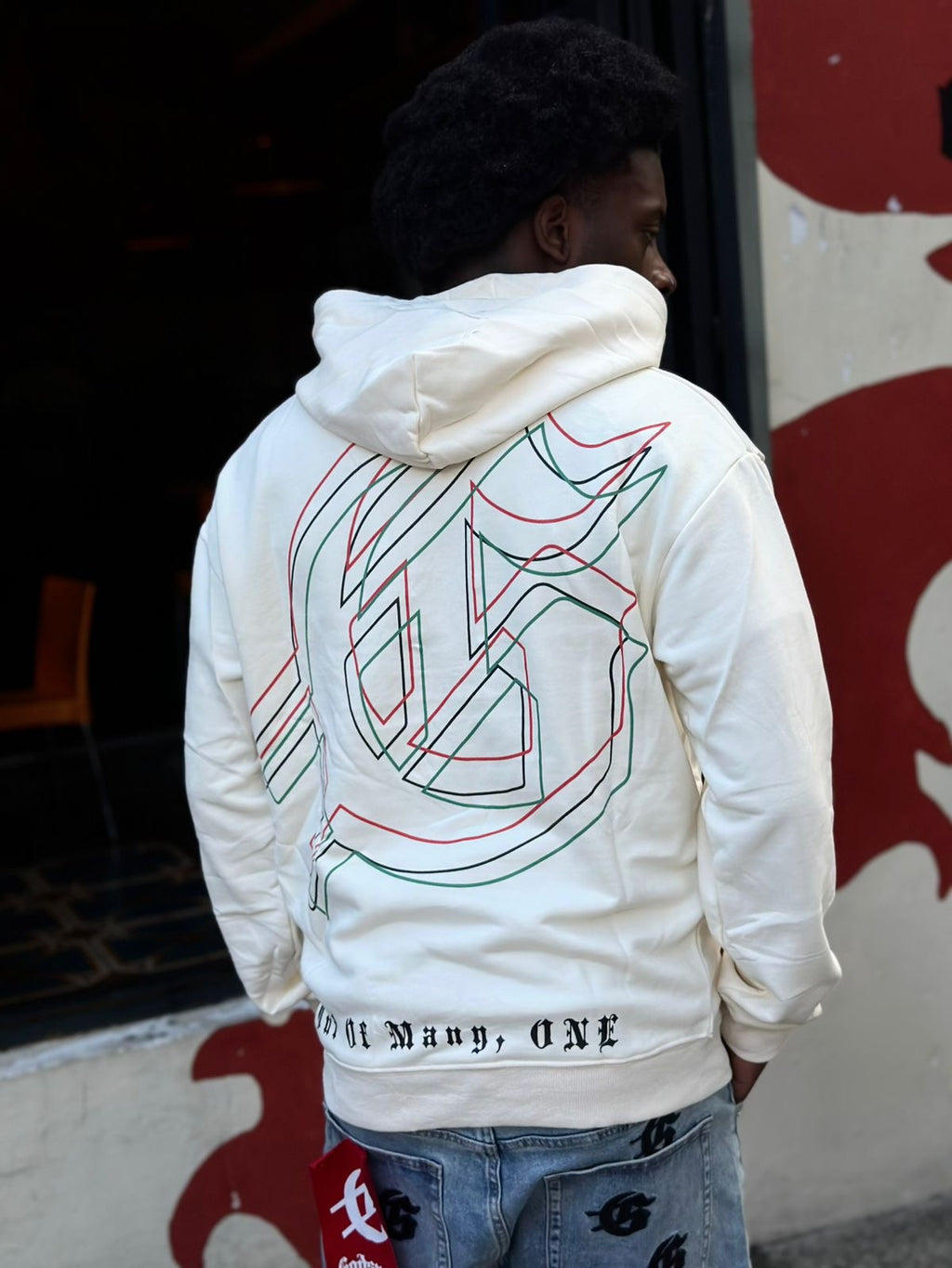 Hoodie Godspeed blanco