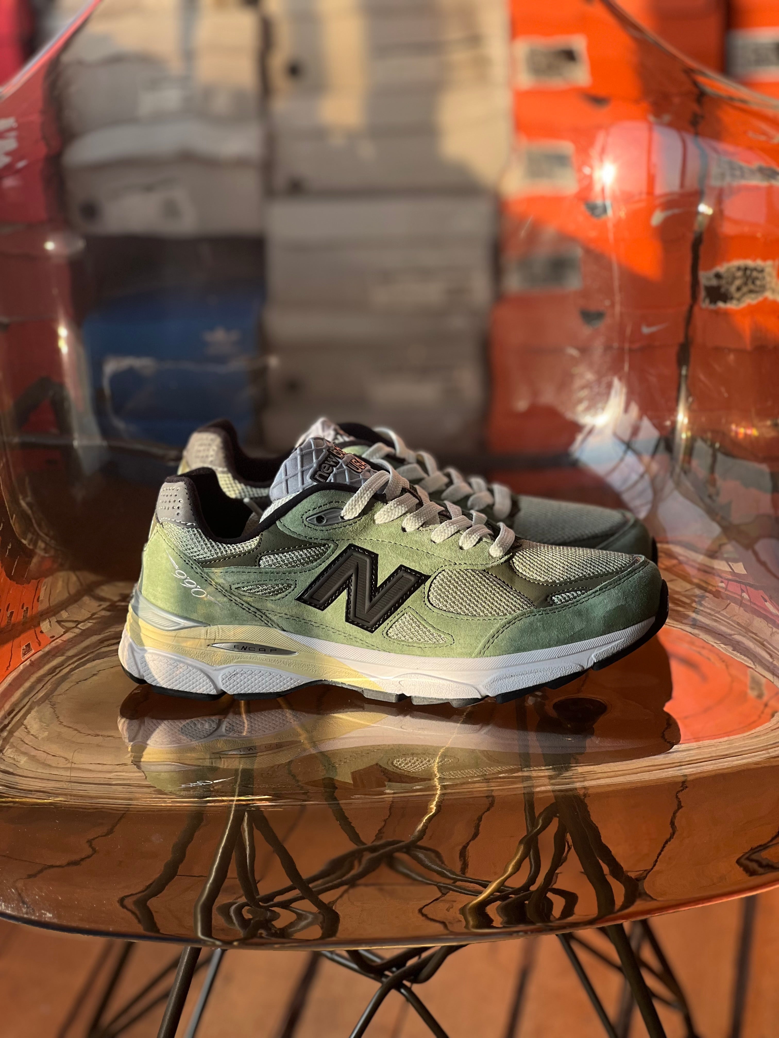 New Balance 990v3 Made In USA x JJJJound Olive 2022