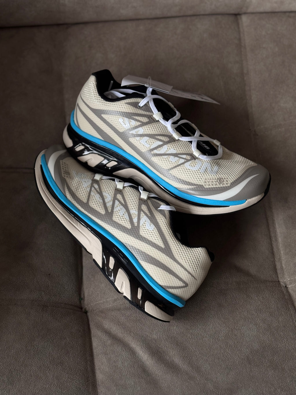 Salomón xt-mm6 maison margiela “blanca azul”