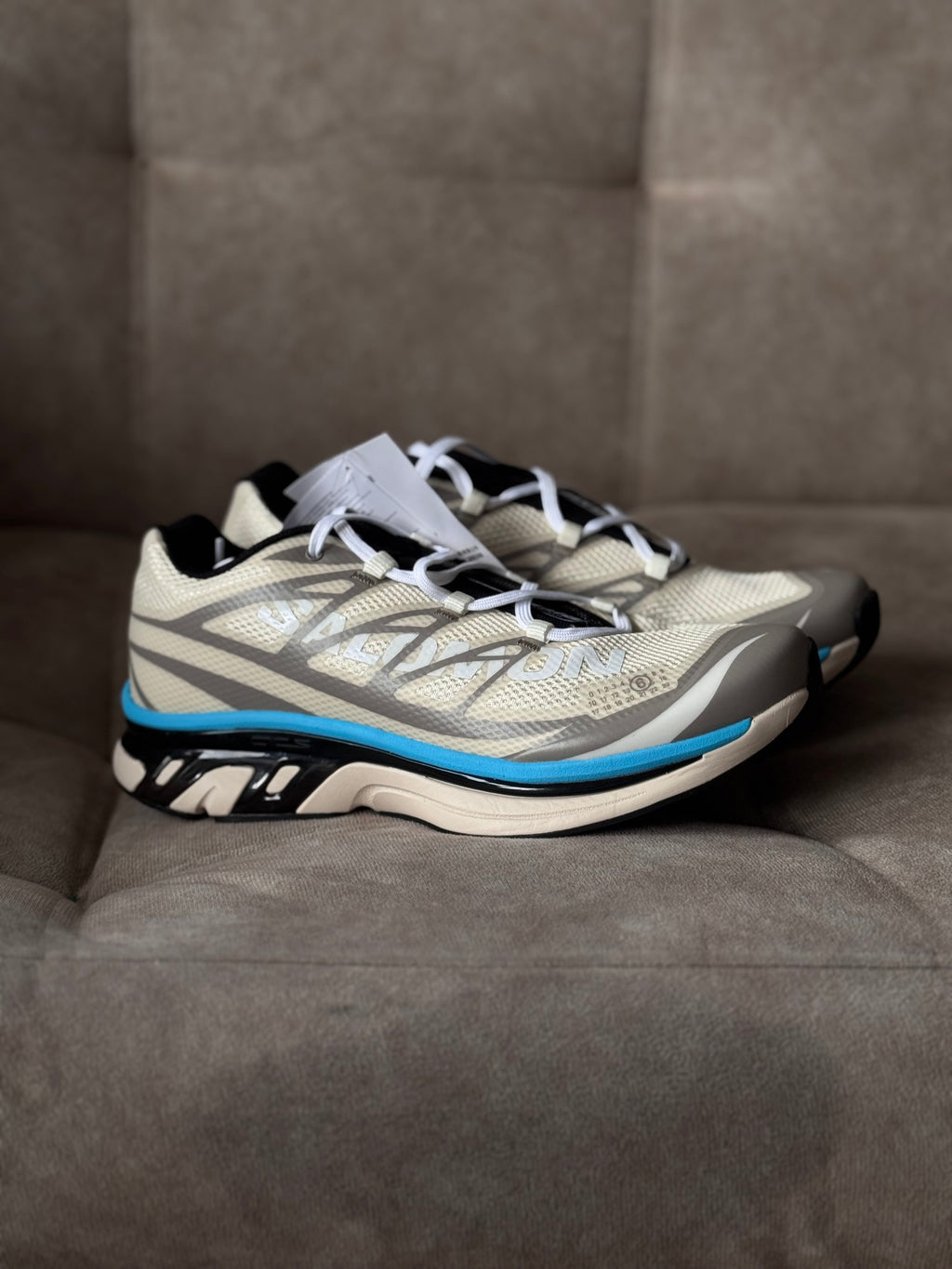 Salomón xt-mm6 maison margiela “blanca azul”