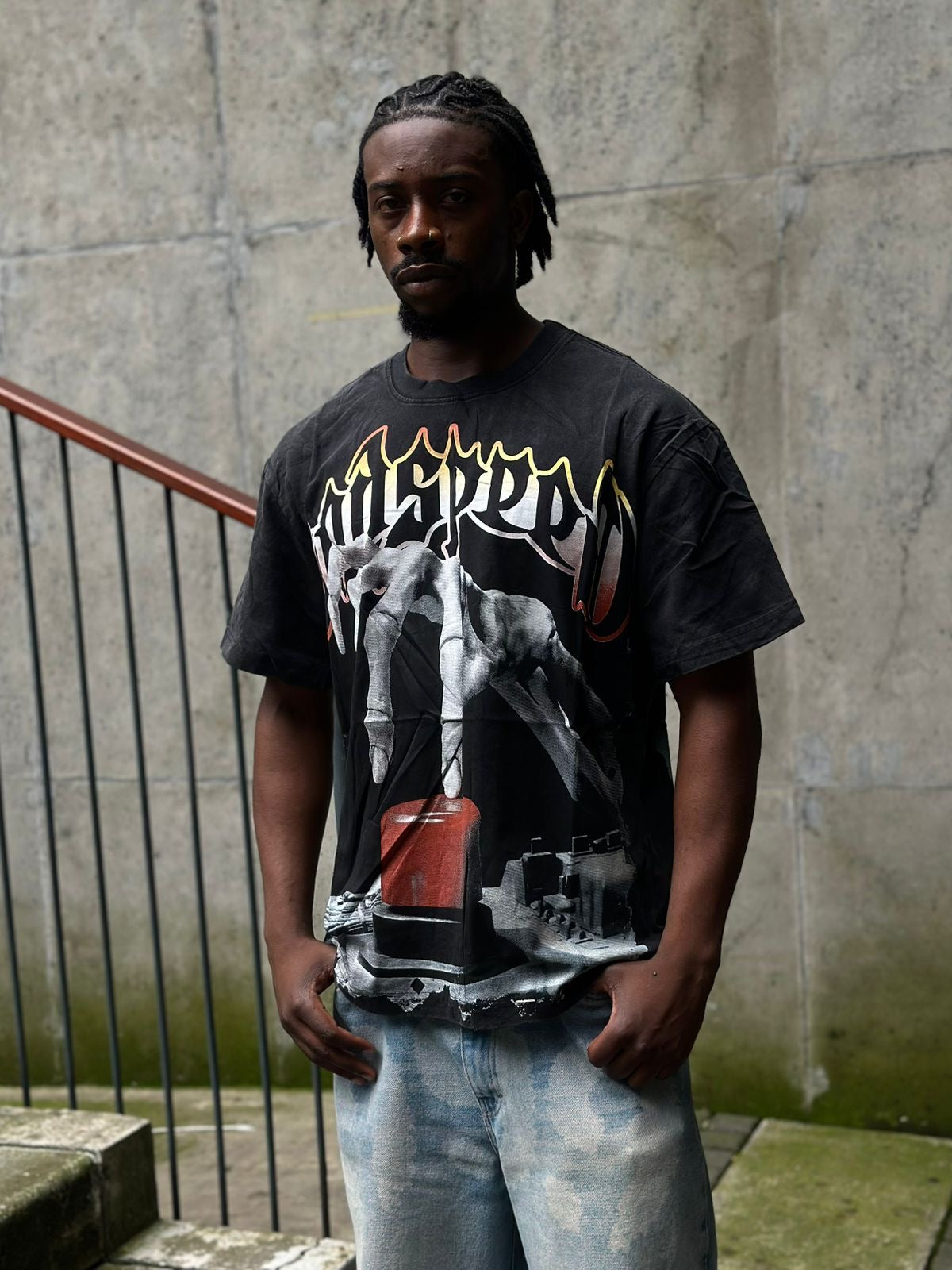 Camiseta Godspeed “skull”