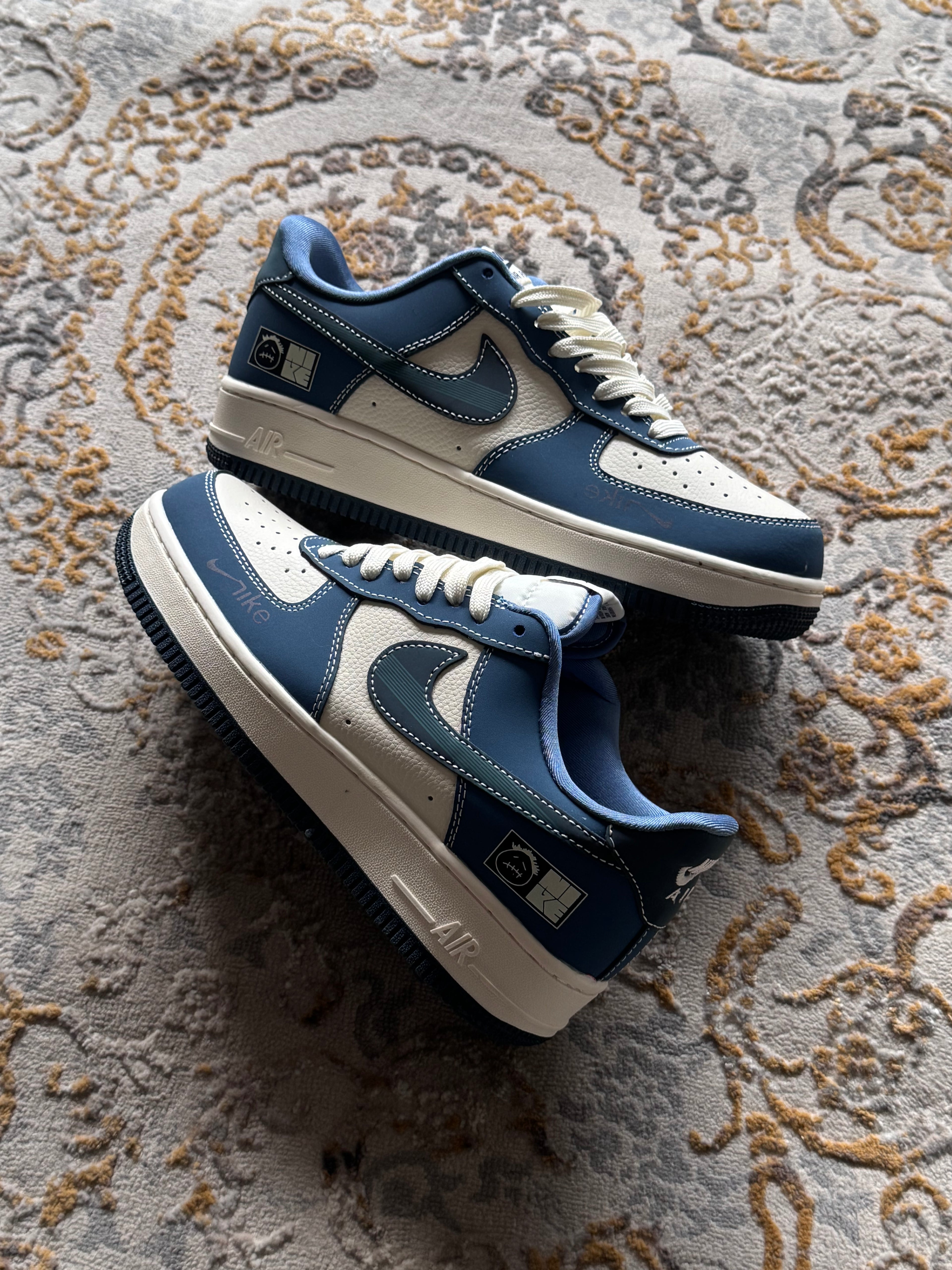 Nike Air forcé One “Travis scott” Custom azul