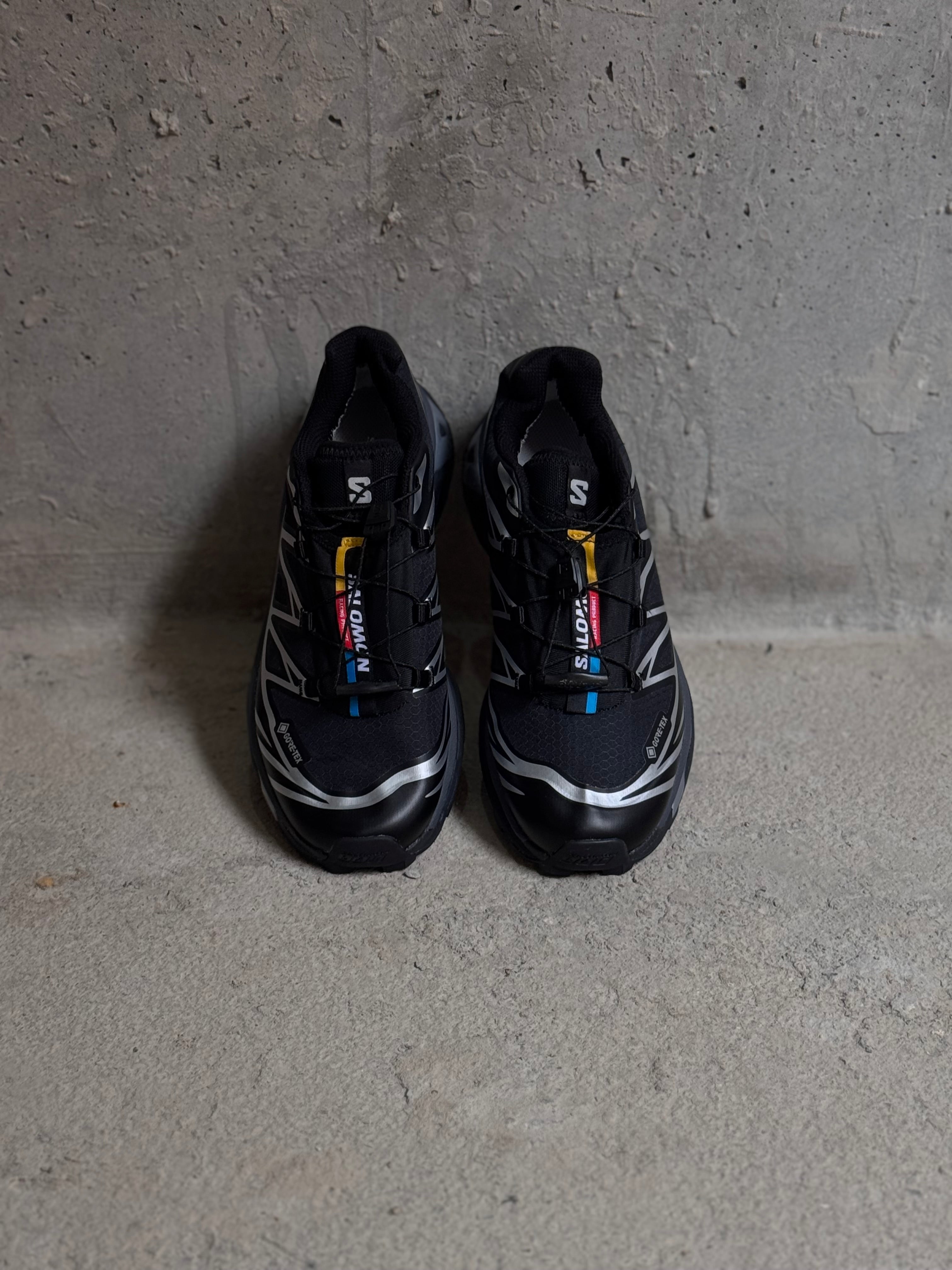 Salomón xt6 goretex “black silver”